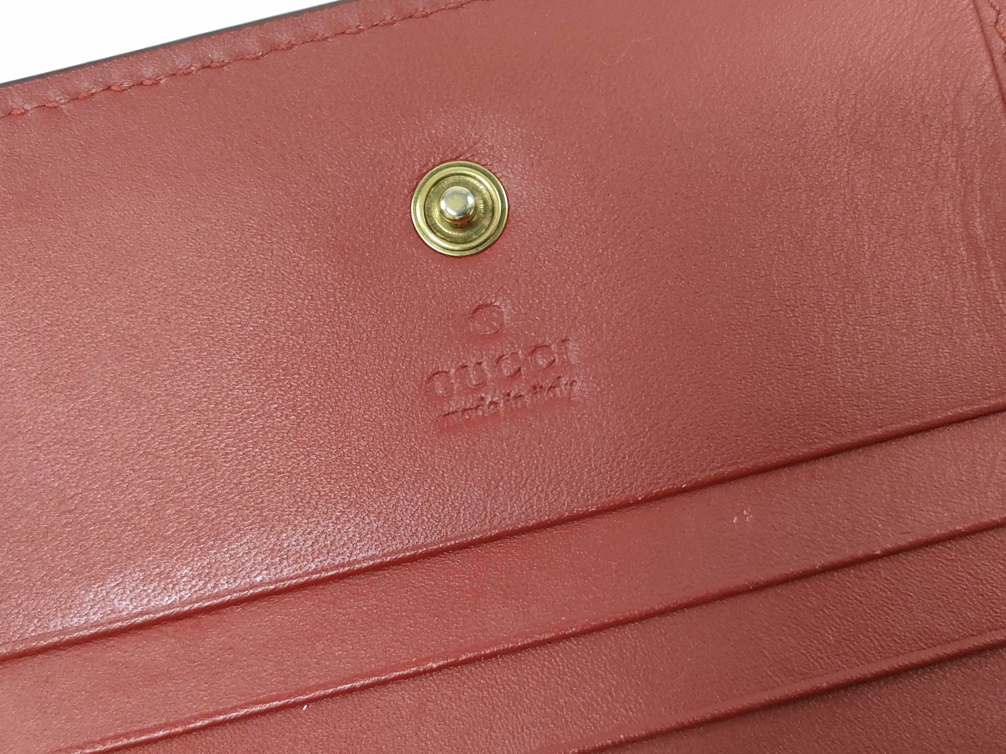 GG Supreme Cherry Compact Wallet — view 11