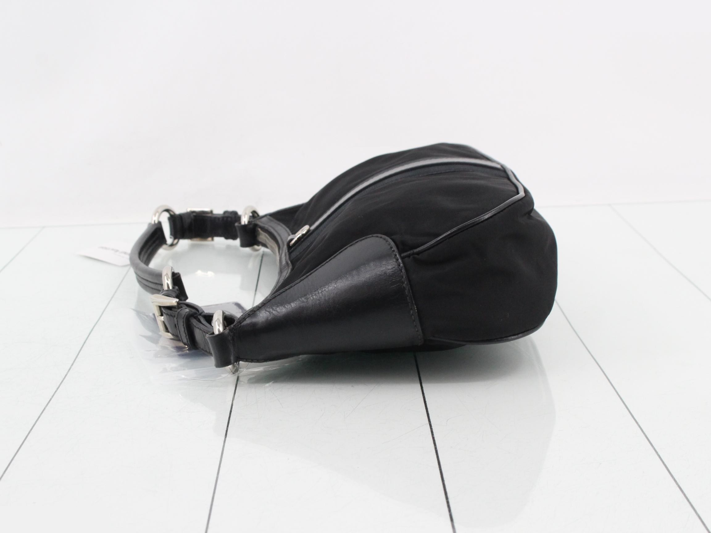 One-shoulder nylon bag — view 4