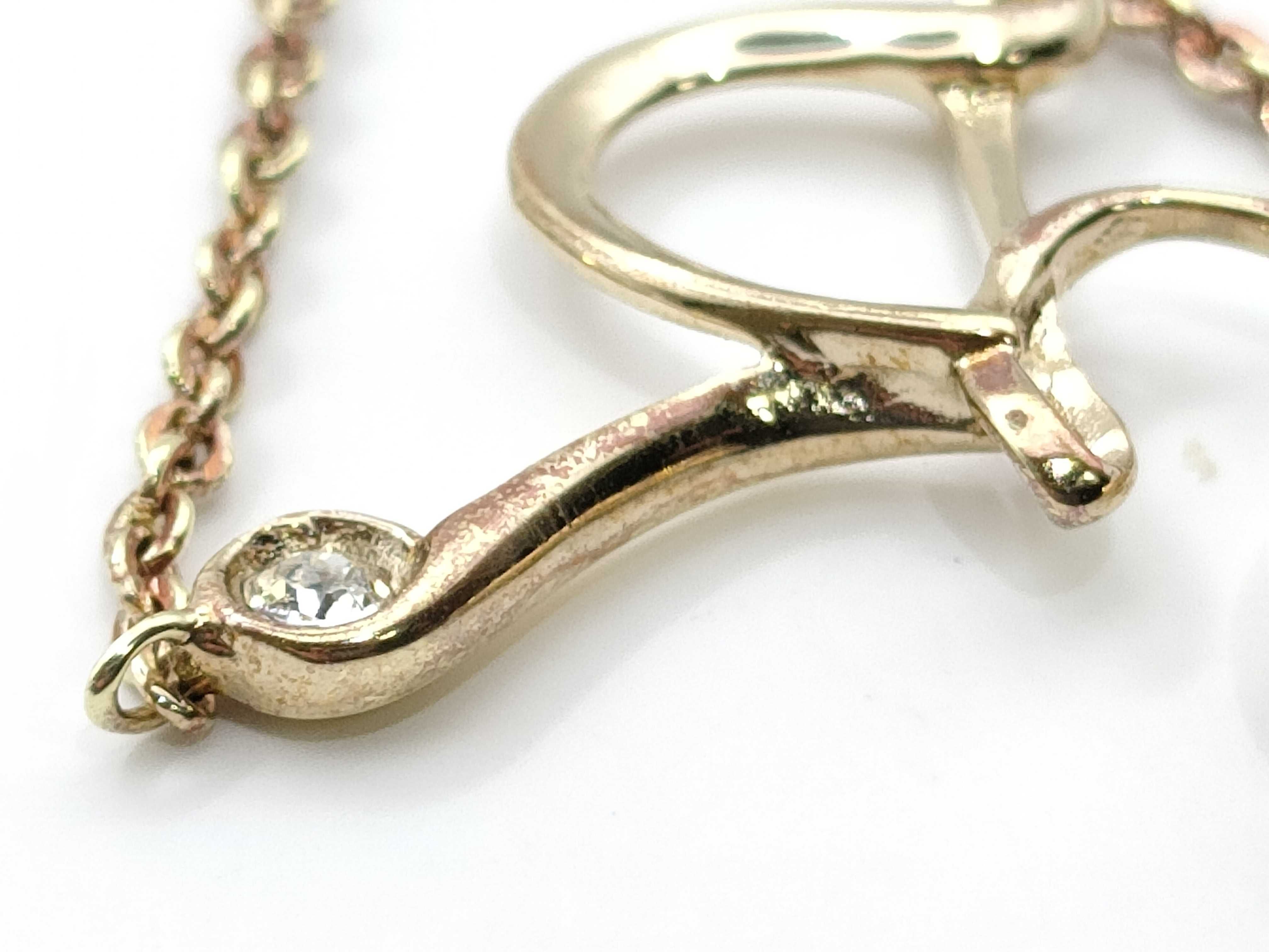 Logo Rhinestone Necklace — view 8