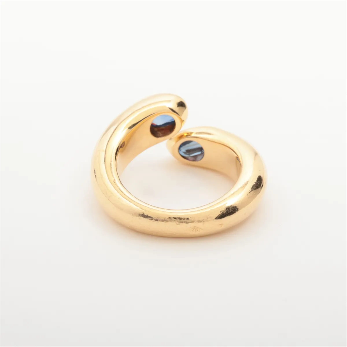 Ellipse de Tête Sapphire Ring 750 (YG) 11.4g 50 D14116 Stone has — view 2