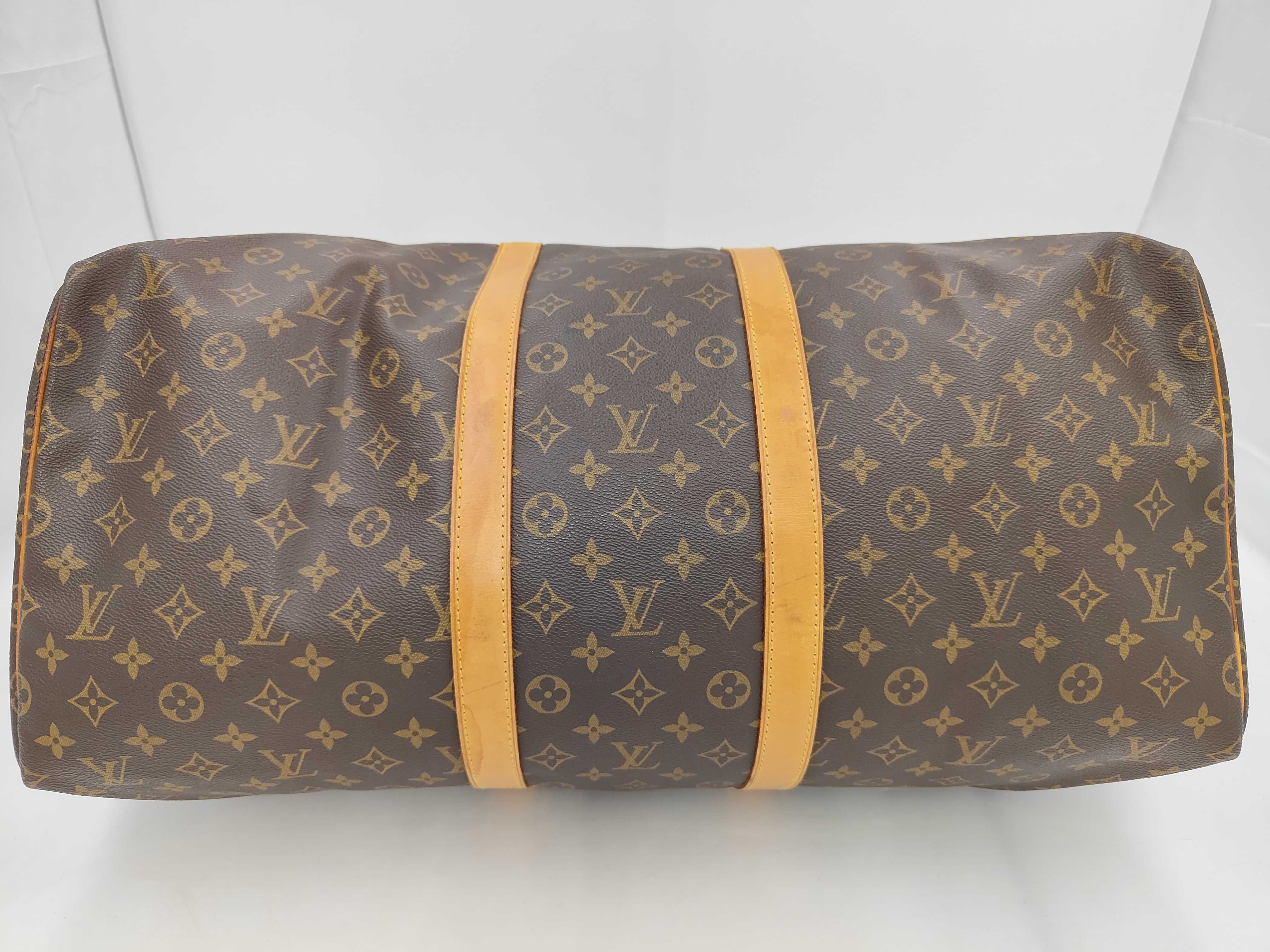 Monogram Louis Vuitton Boston Bag Monogram Keepall 55 M41424 Boston Bag — view 3