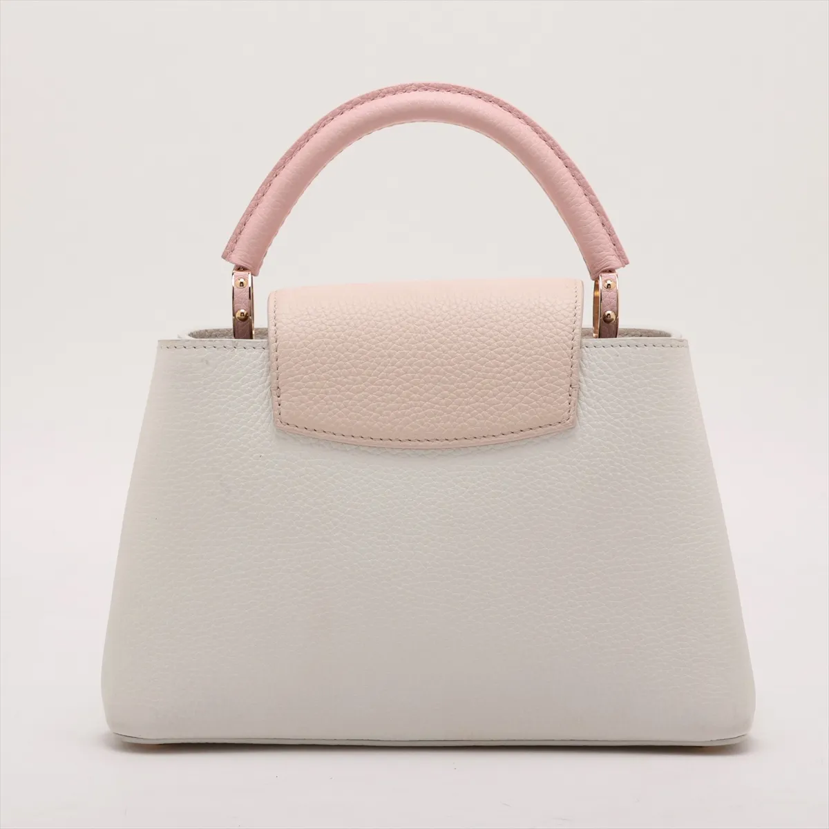 Taurillon Capucines BB M11343 White x Pink (RFID detected) — view 2