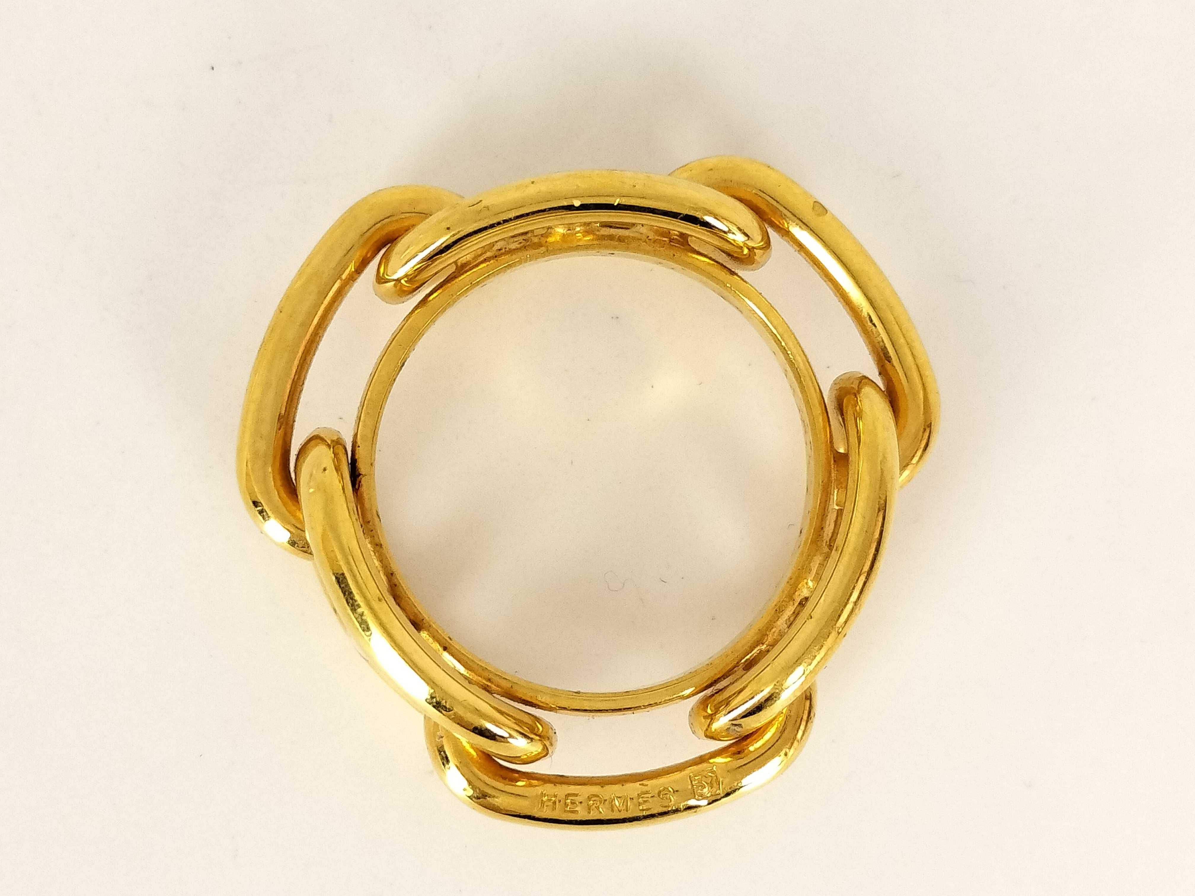 Charne d'Ancre Gold Scarf Ring and other accessories — view 4