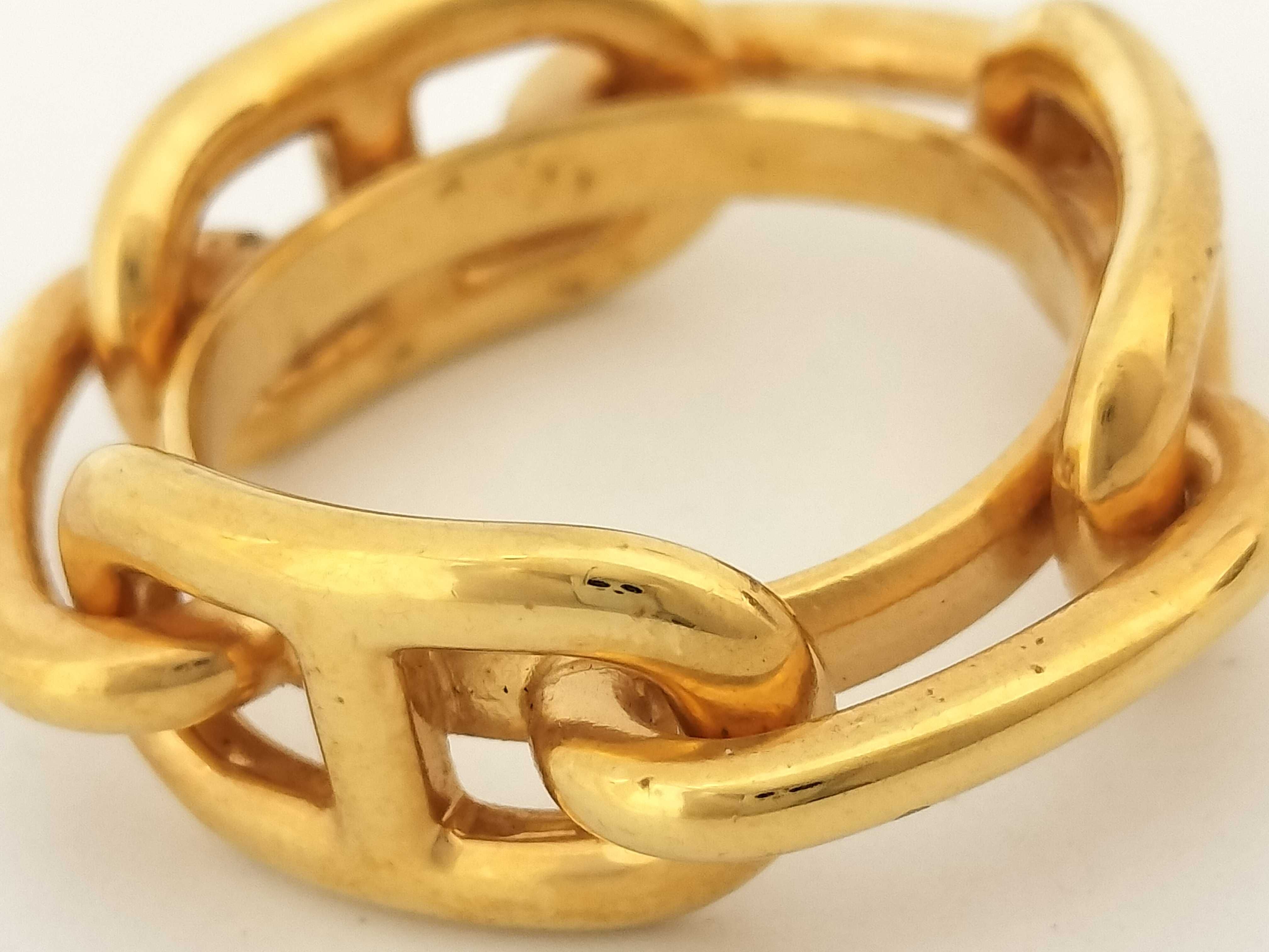 Charne d'Ancre Gold Scarf Ring and other accessories — view 6