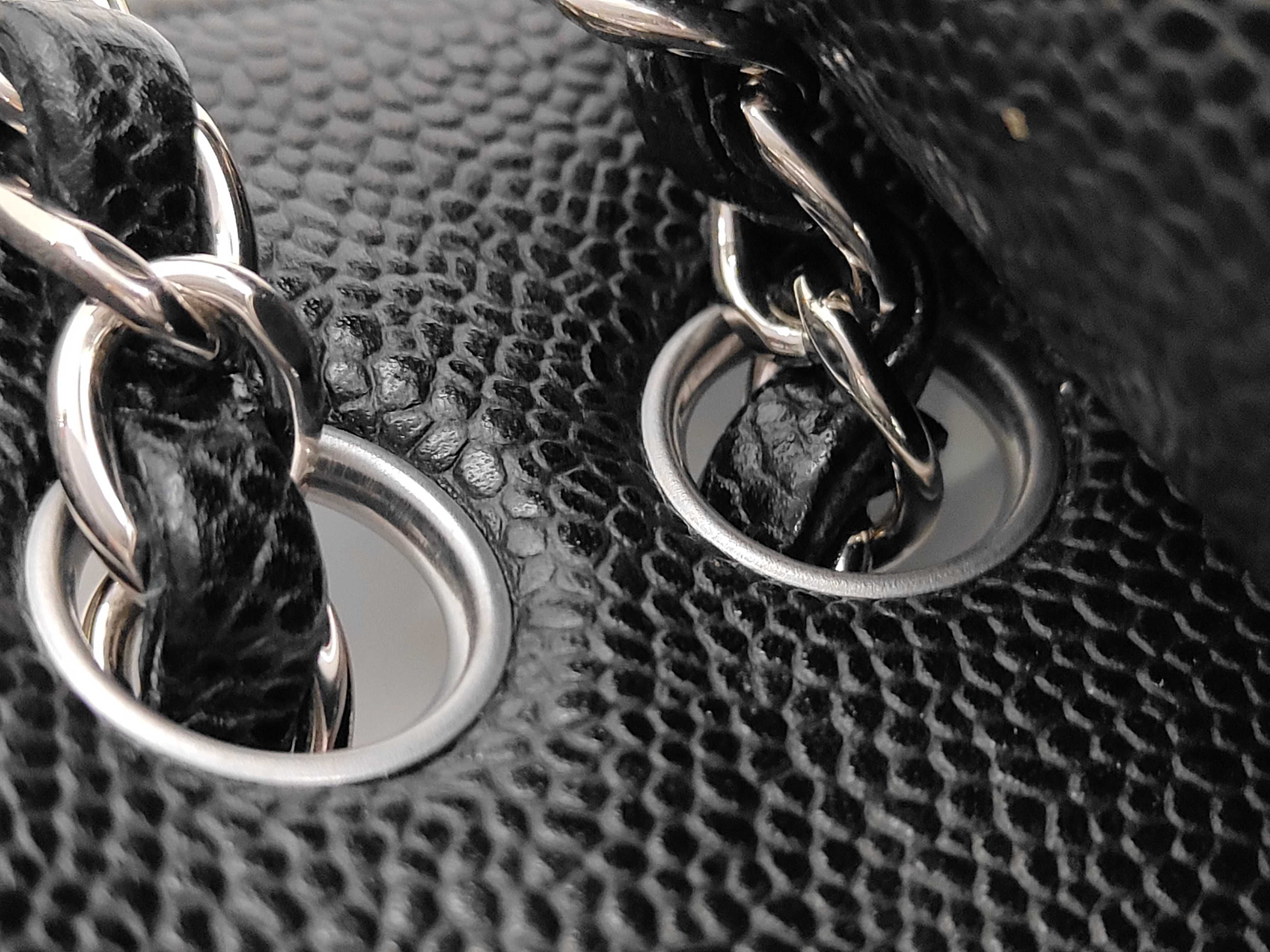 Matelassé 23 Caviar Leather Black with Silver Hardware, Serial Number 24 Series Shoulder Bag — view 7