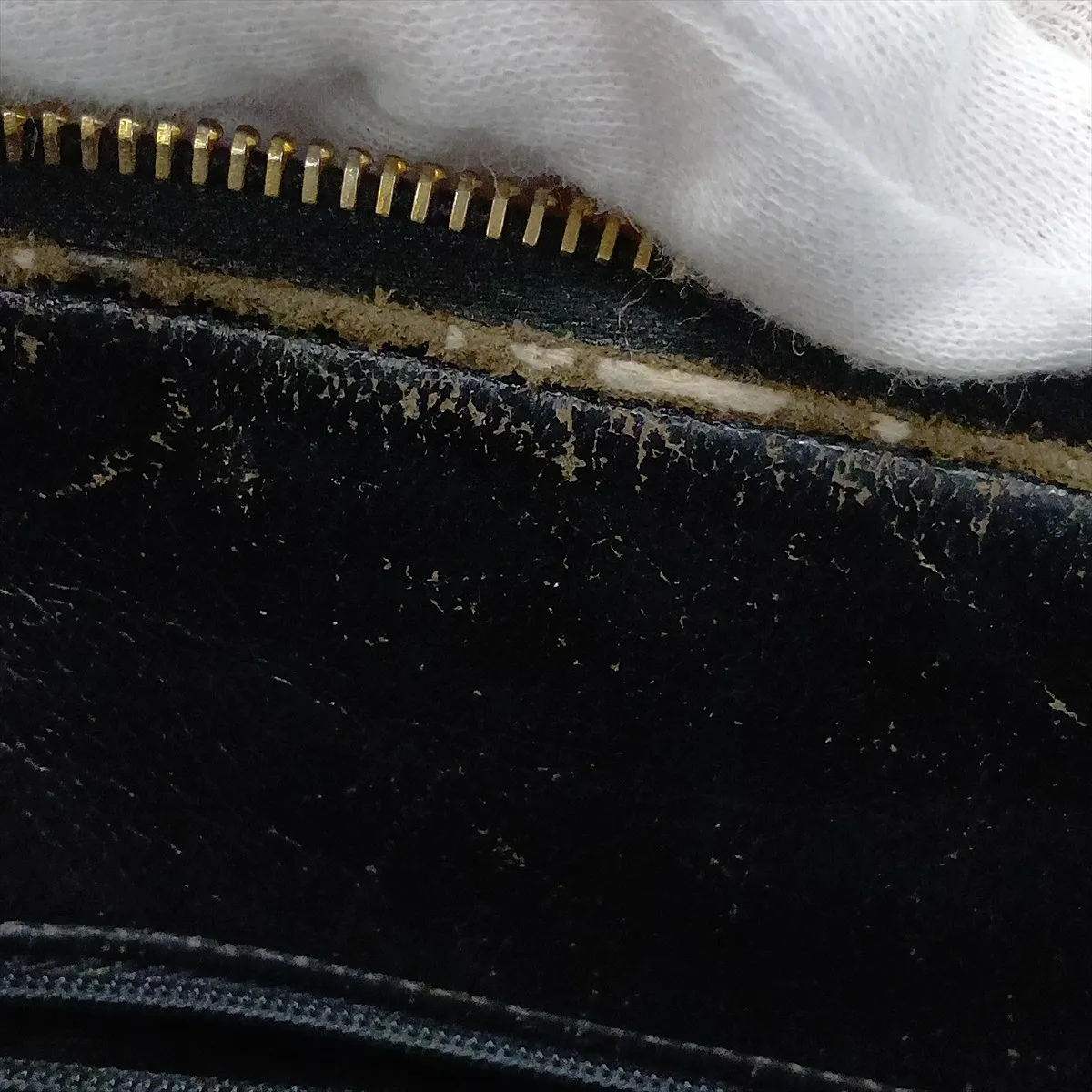 Coco Mark Caviar Skin Tote Bag, Black with Gold Hardware, Item No. 2840408 (Serial Number 2) — view 14