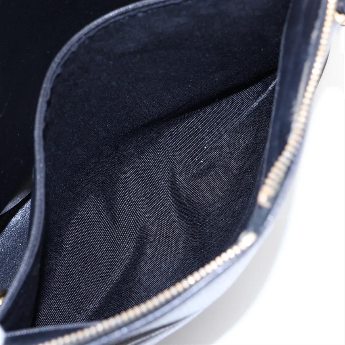 Coco Mark Caviar Skin Tote Bag, Black with Gold Hardware, Item No. 2840408 (Serial Number 2) — view 9