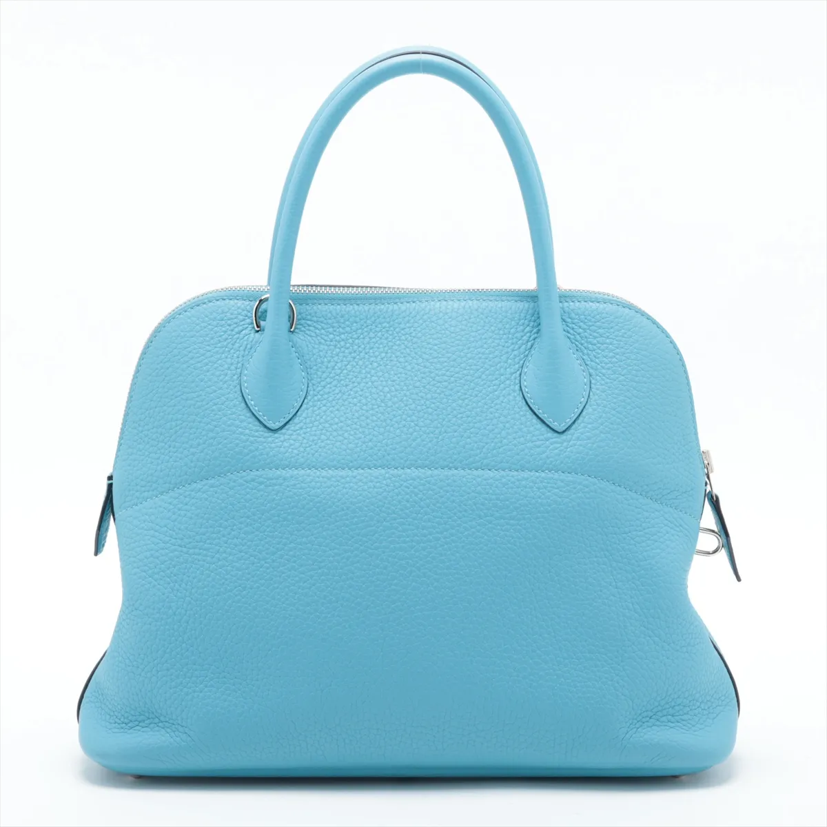 Bolide 31, Taurillon Clemence leather, Blue Nord, silver hardware, D: 2019 — view 2
