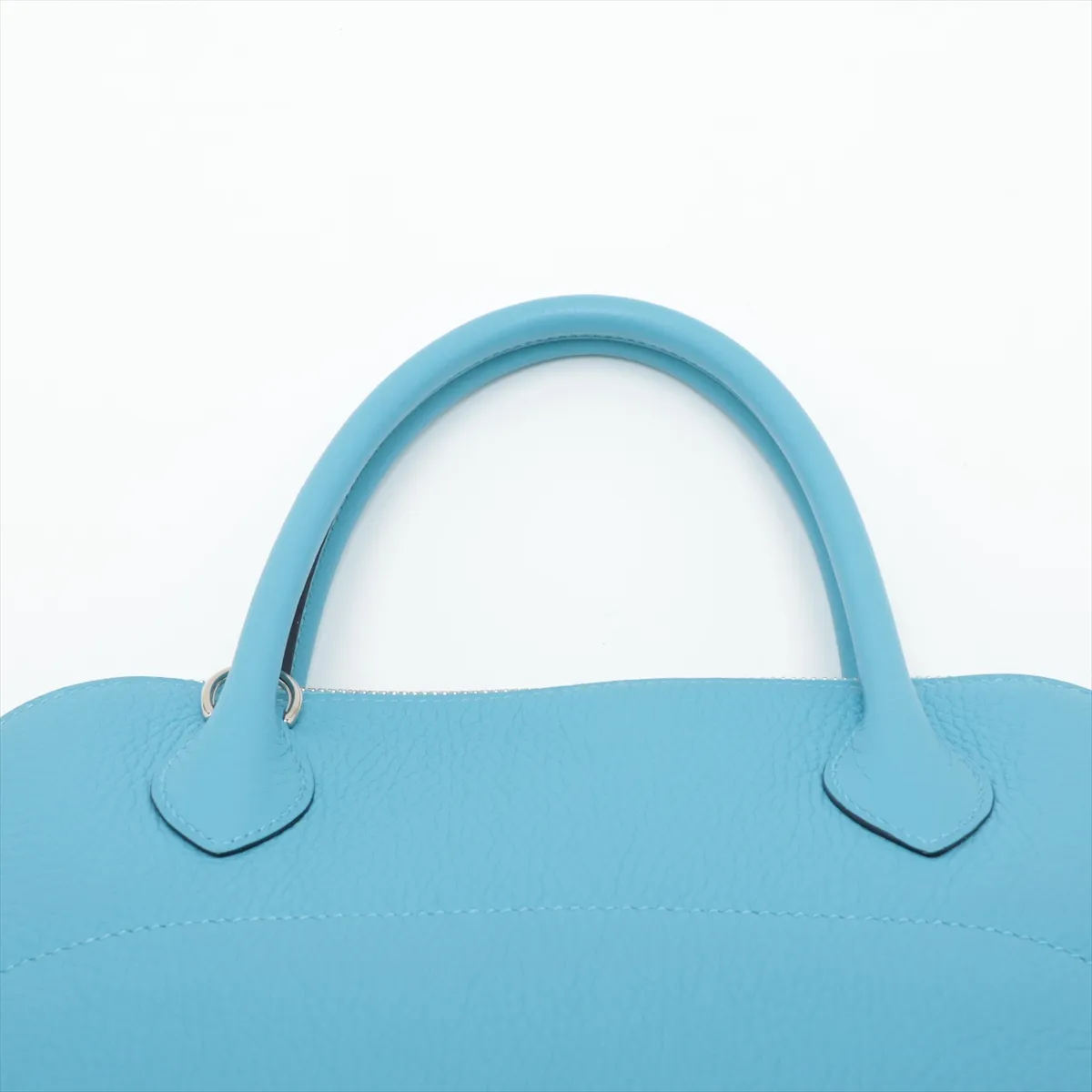 Bolide 31, Taurillon Clemence leather, Blue Nord, silver hardware, D: 2019 — view 6