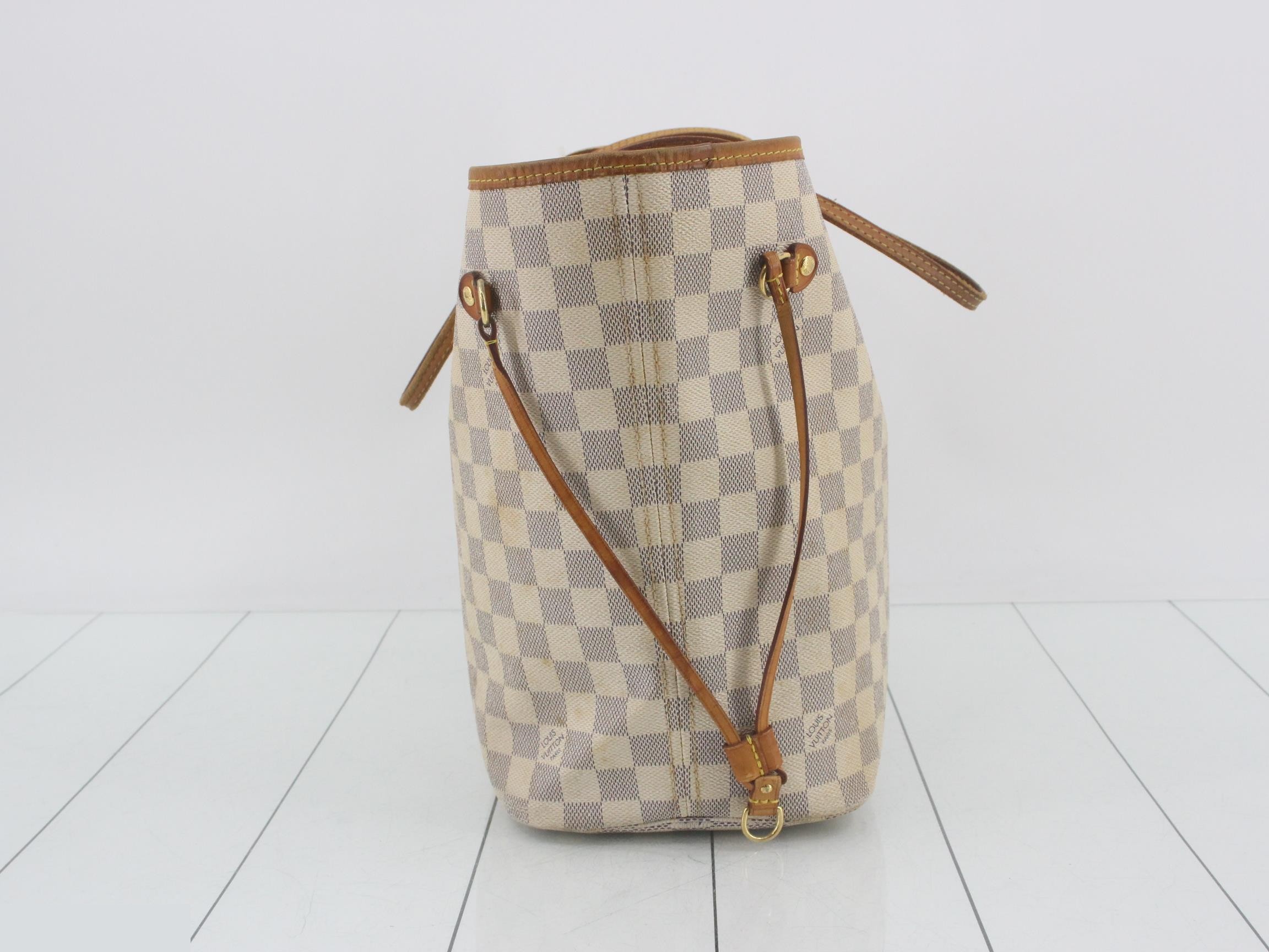 Neverfull MM N51107 Damier Azur Tote — view 4