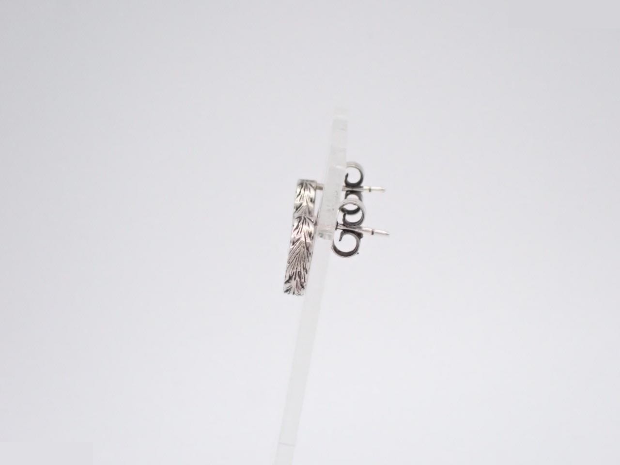 Interlocking earrings, 925 sterling silver, 3.0g — view 3