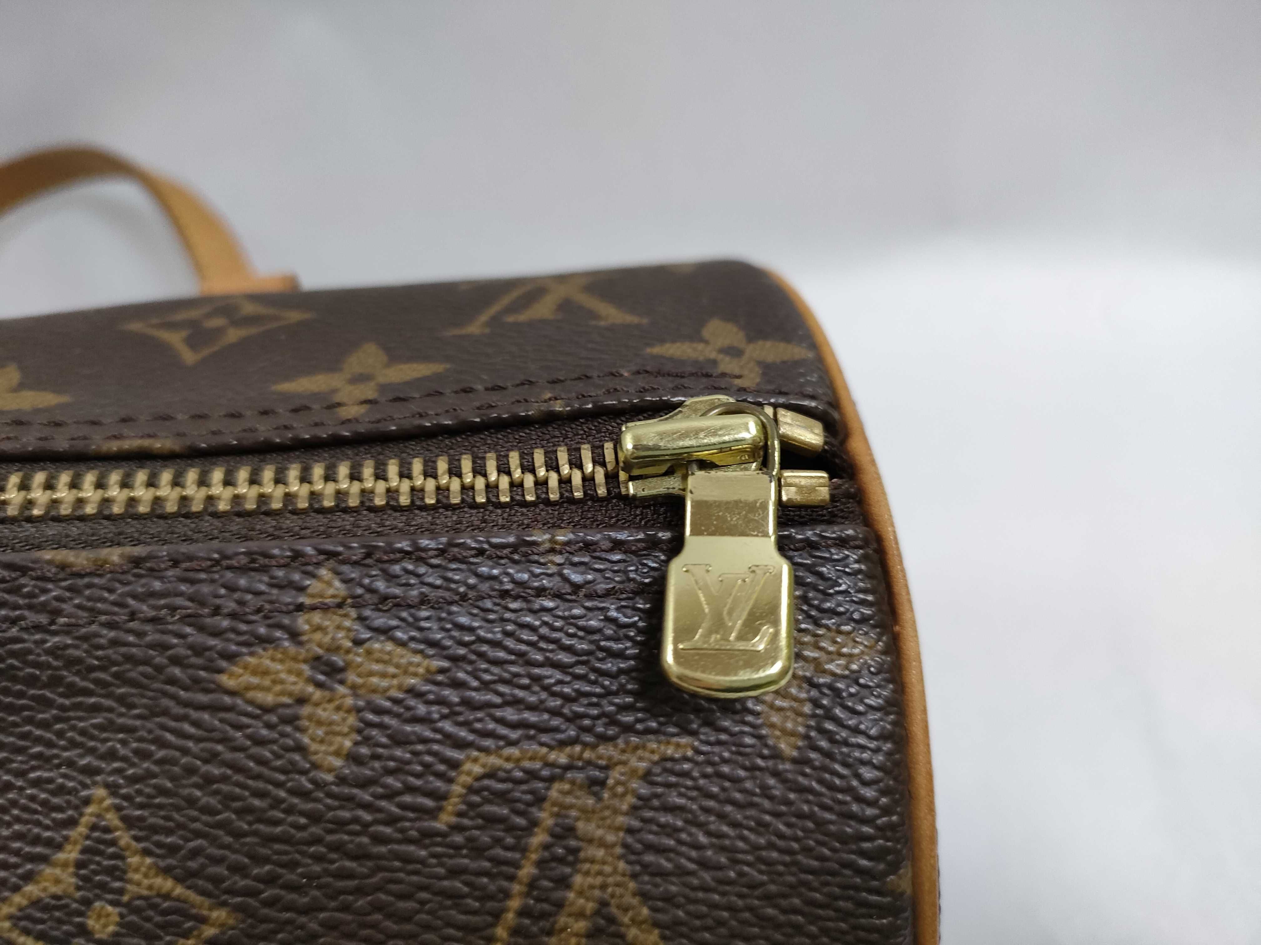 Monogram Papillon Handbag with Pouch — view 7
