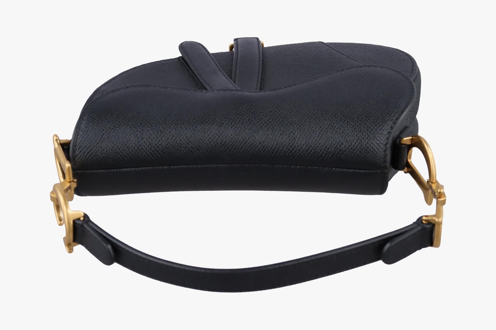 Saddle, Leather, Black — view 5