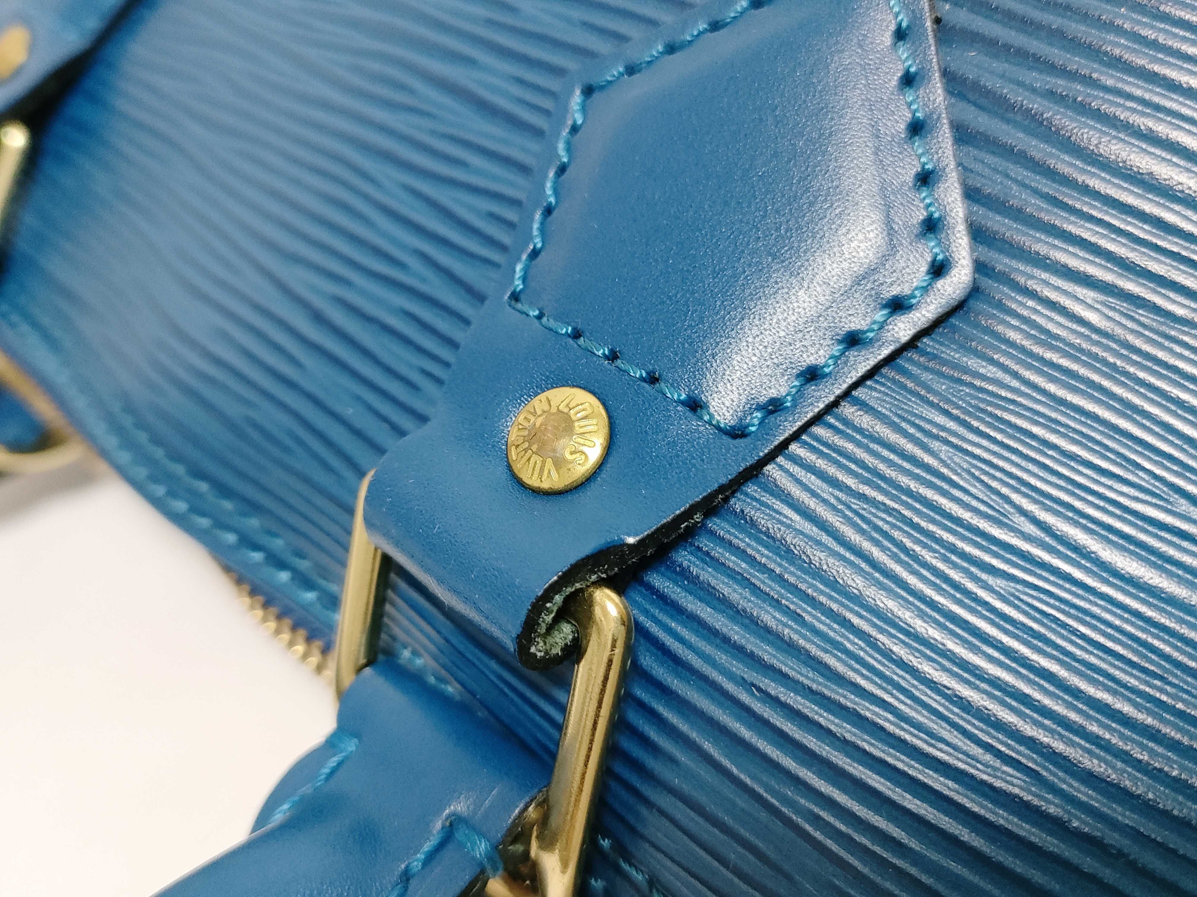 Epi LV Alma PM Epi M52145 MI0999 Blue Handbag — view 5