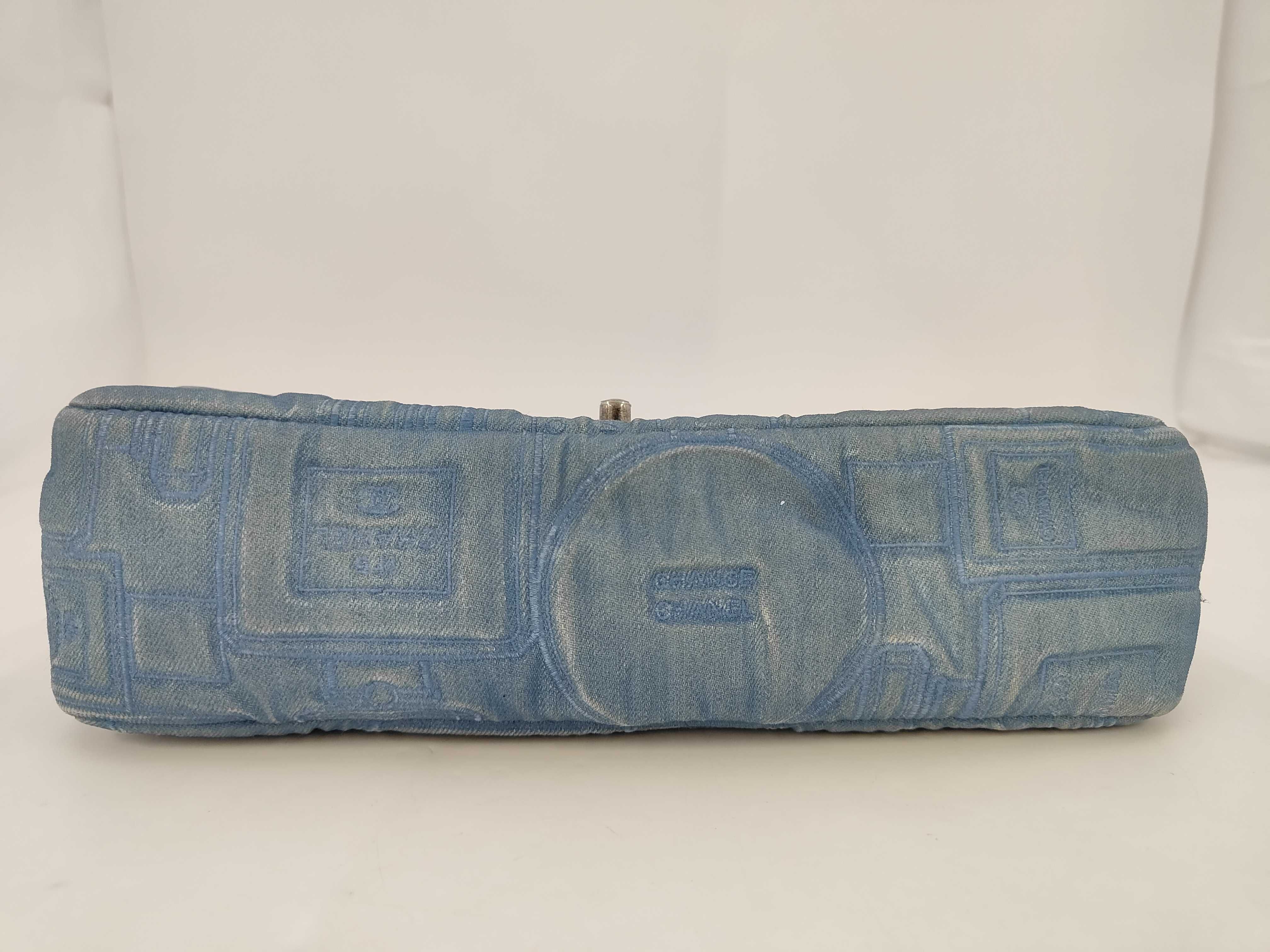 denim shoulder bag — view 3