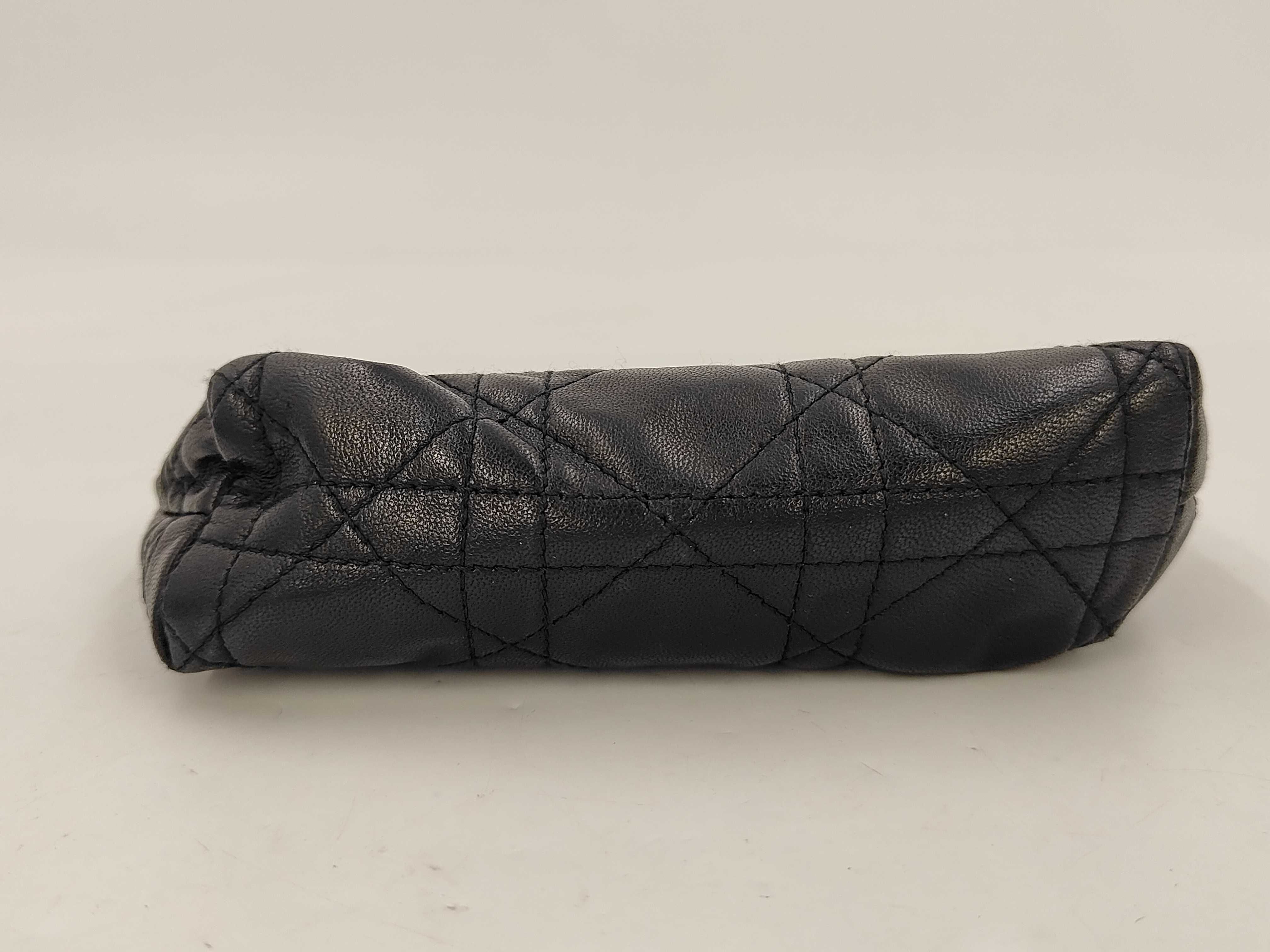 Cannage Pouch, Leather, Black Pouch — view 4