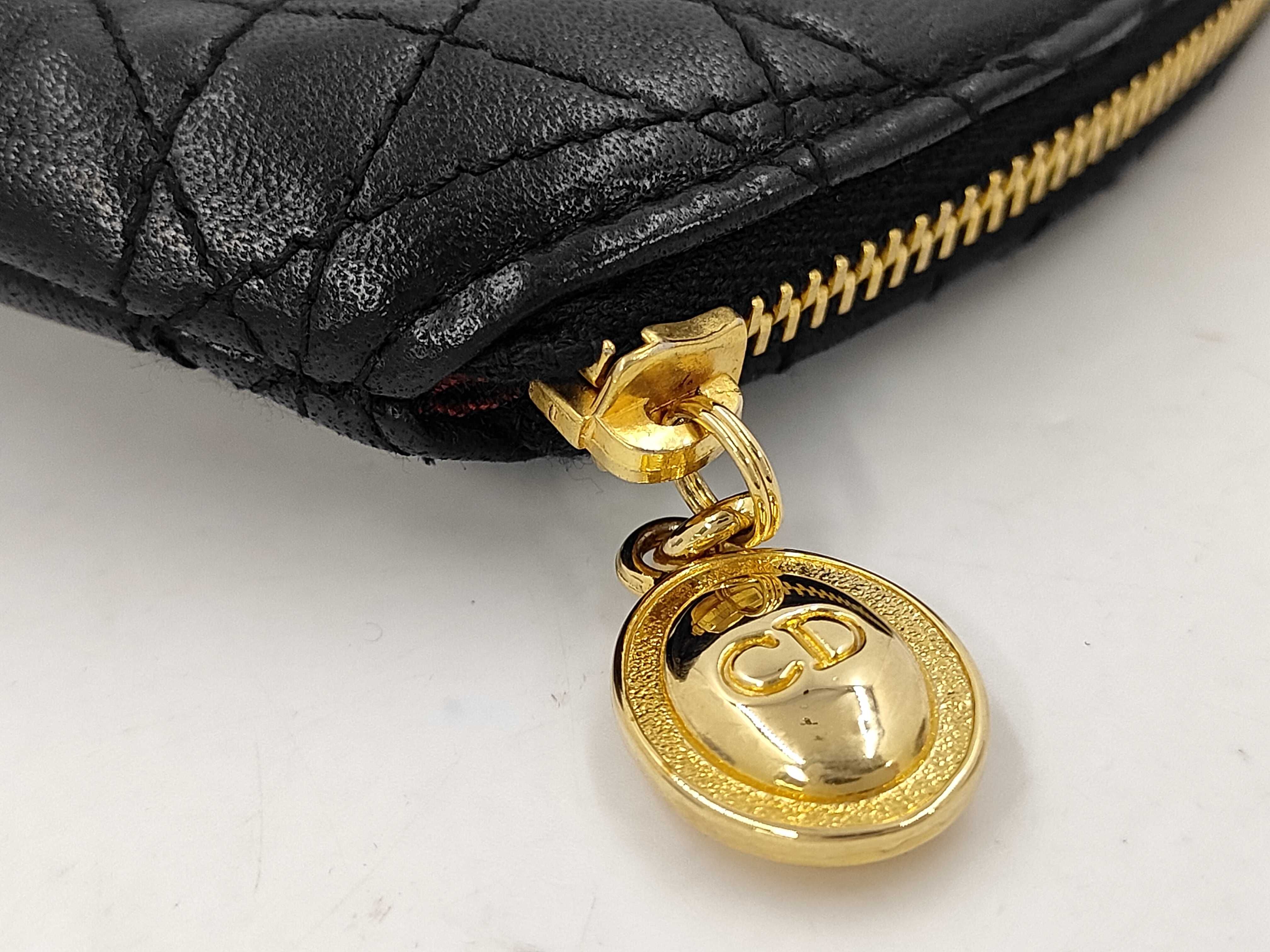 Cannage Pouch, Leather, Black Pouch — view 5