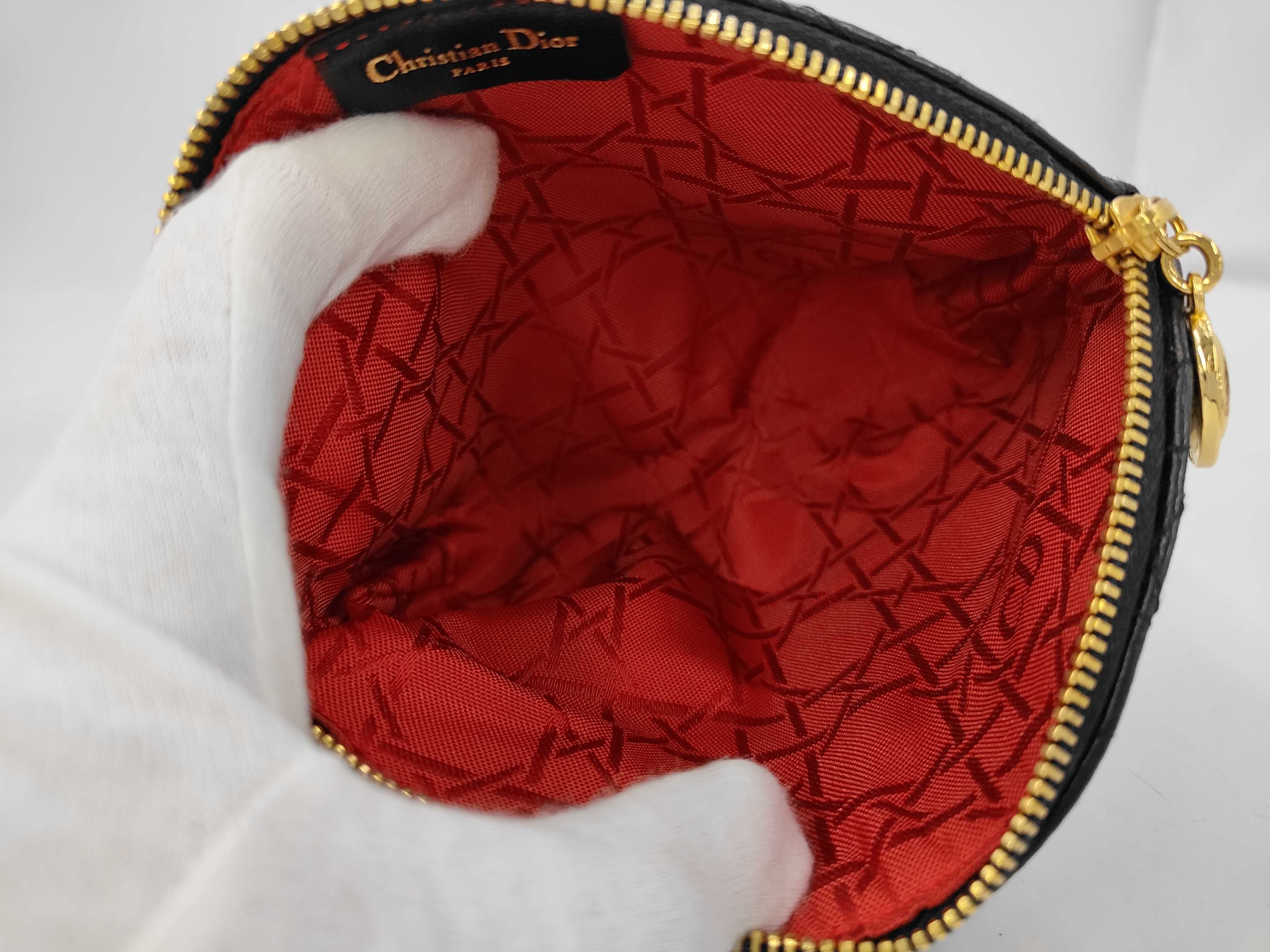Cannage Pouch, Leather, Black Pouch — view 6