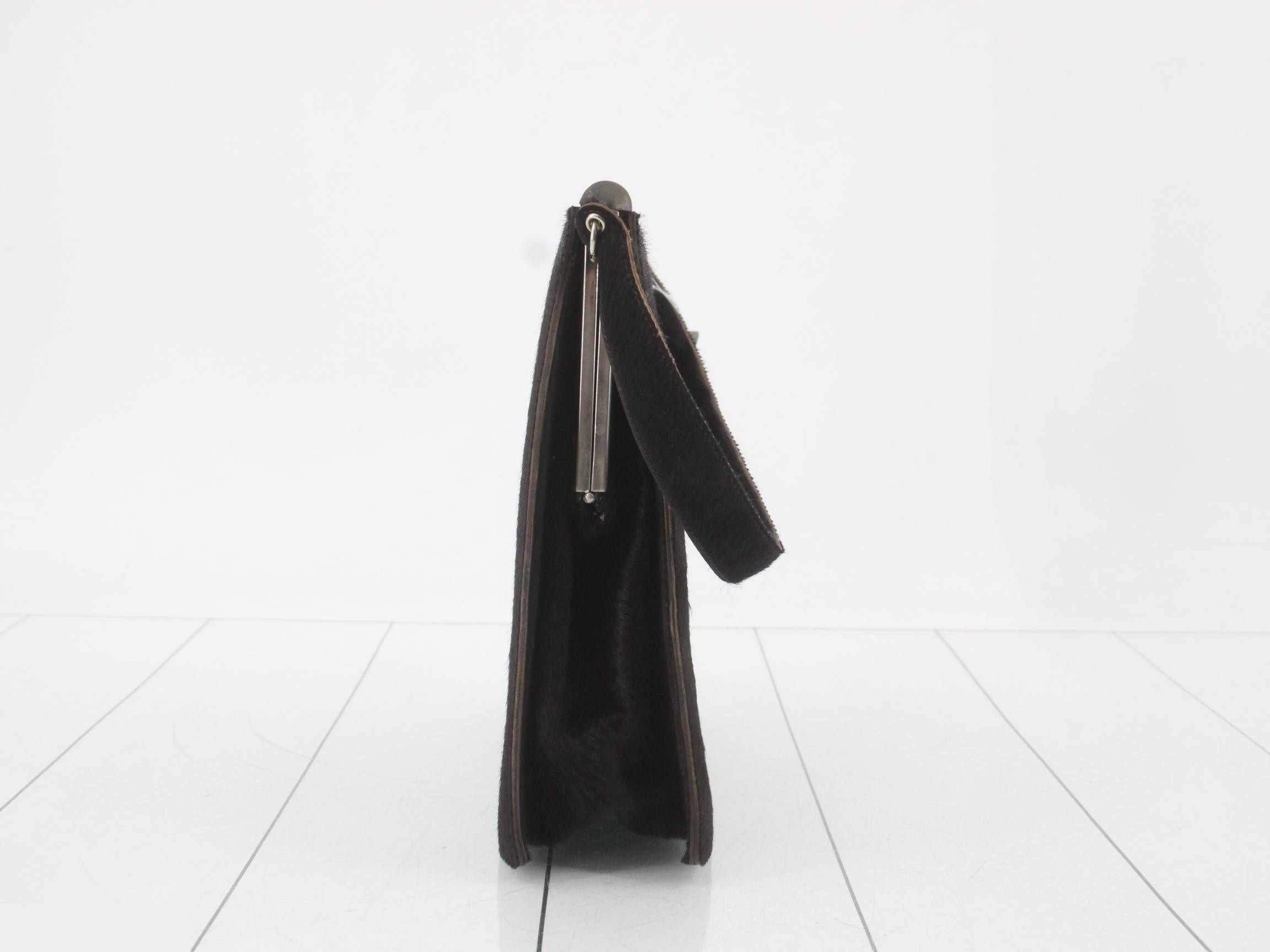 Calfskin coin purse one-shoulder bag — view 4