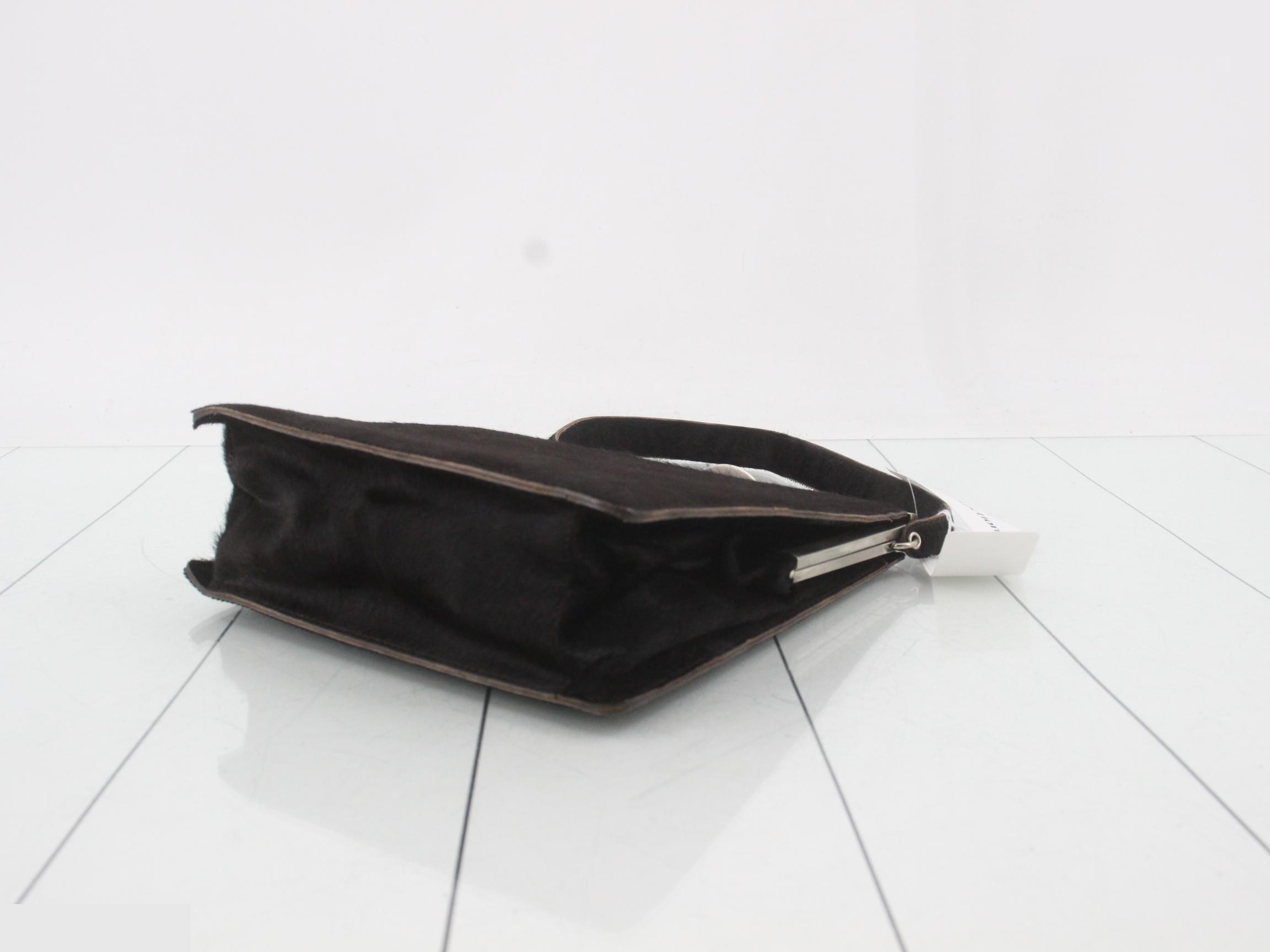 Calfskin coin purse one-shoulder bag — view 6