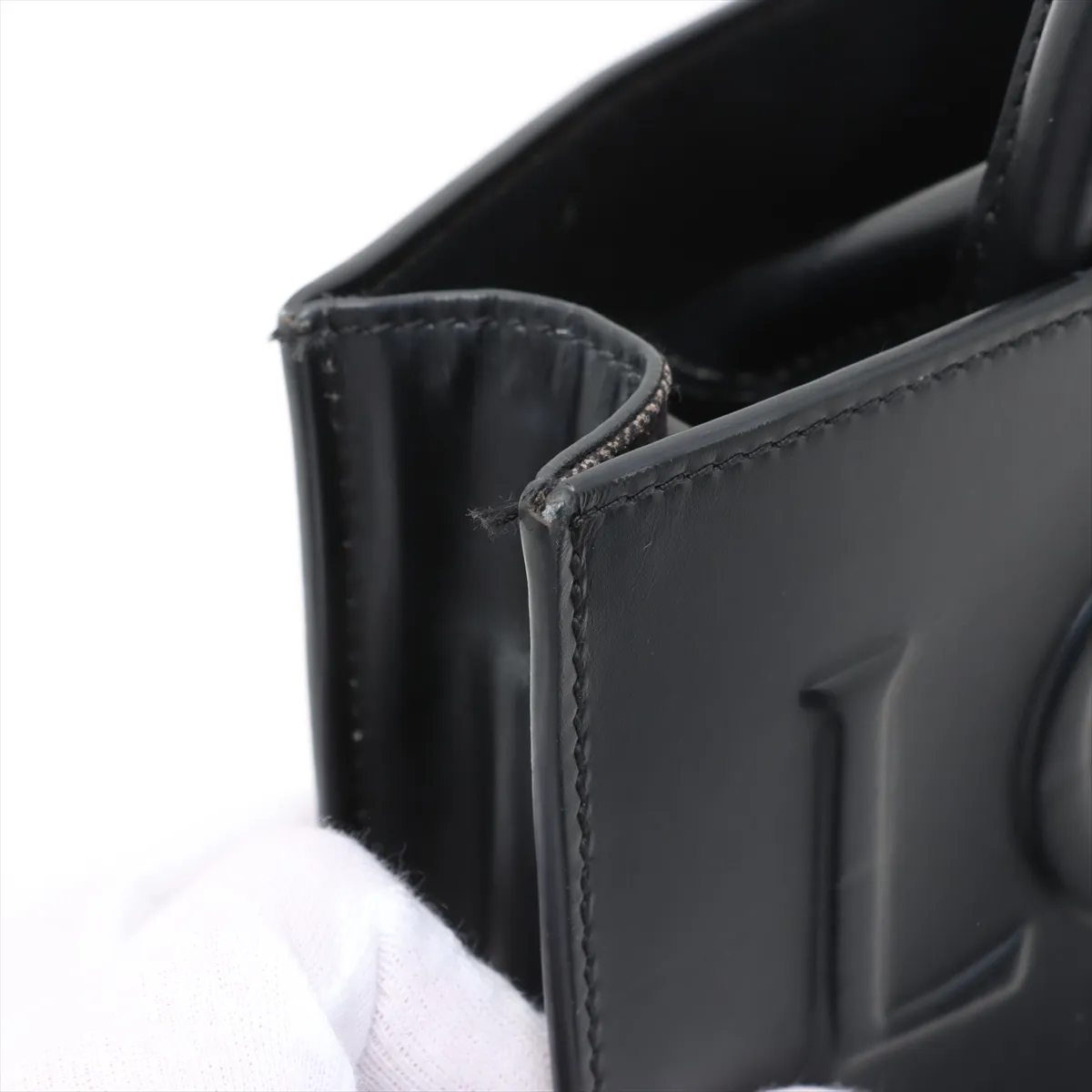 Standard A4 Tote Leather Tote Bag Black — view 12