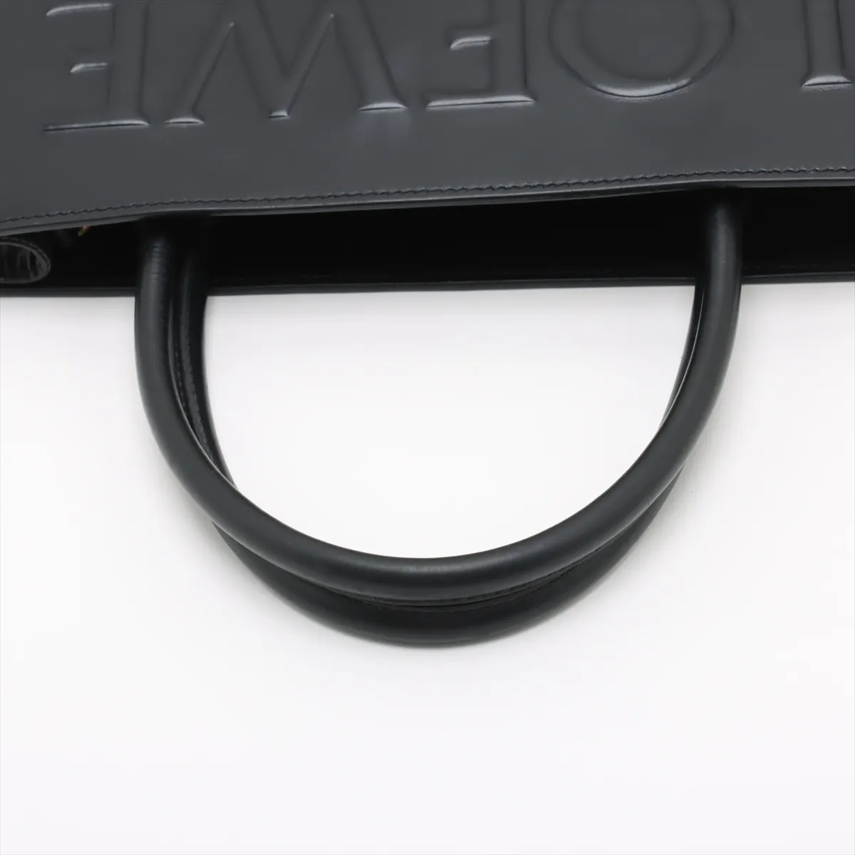 Standard A4 Tote Leather Tote Bag Black — view 5