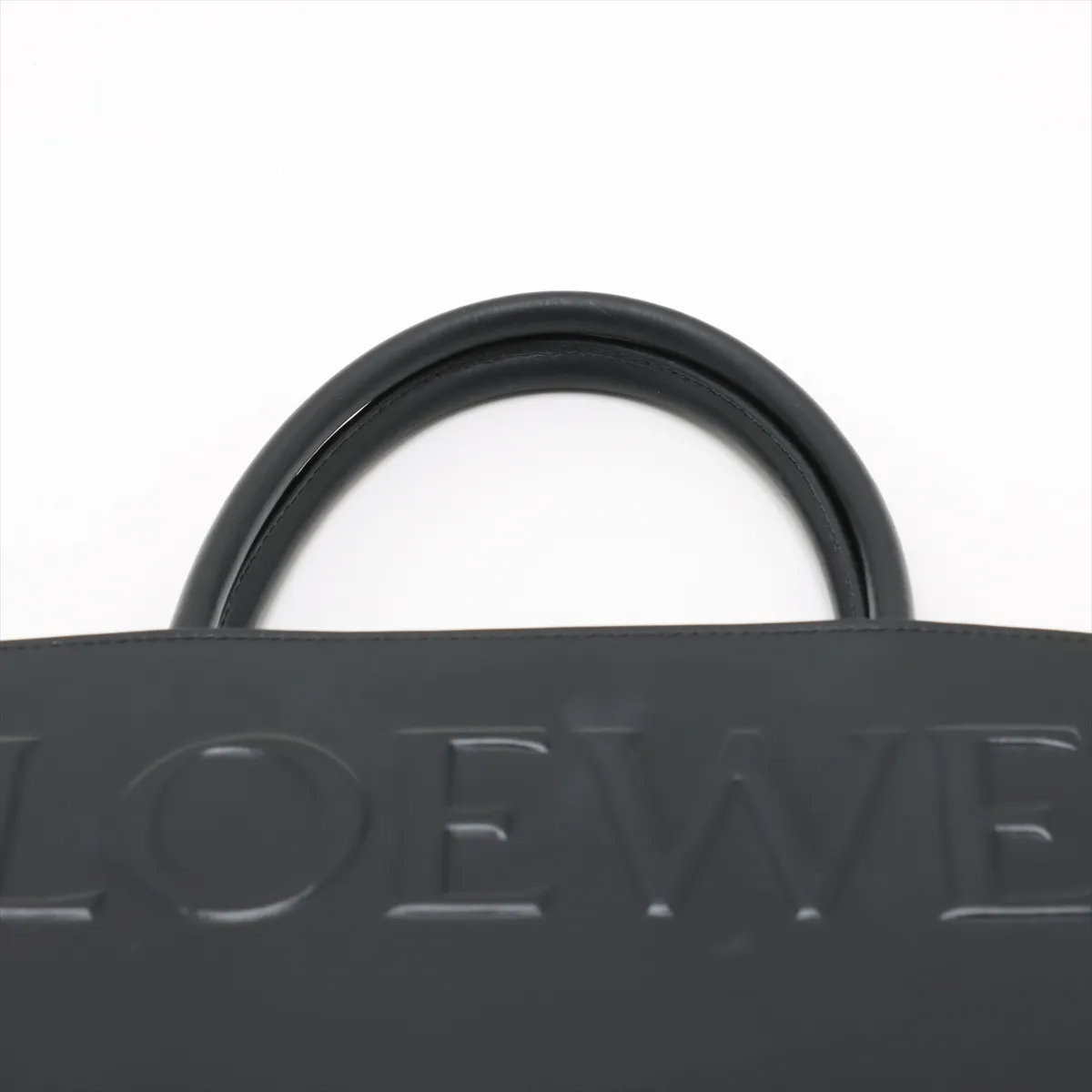 Standard A4 Tote Leather Tote Bag Black — view 6