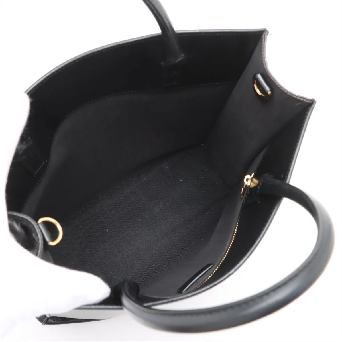 Standard A4 Tote Leather Tote Bag Black — view 8