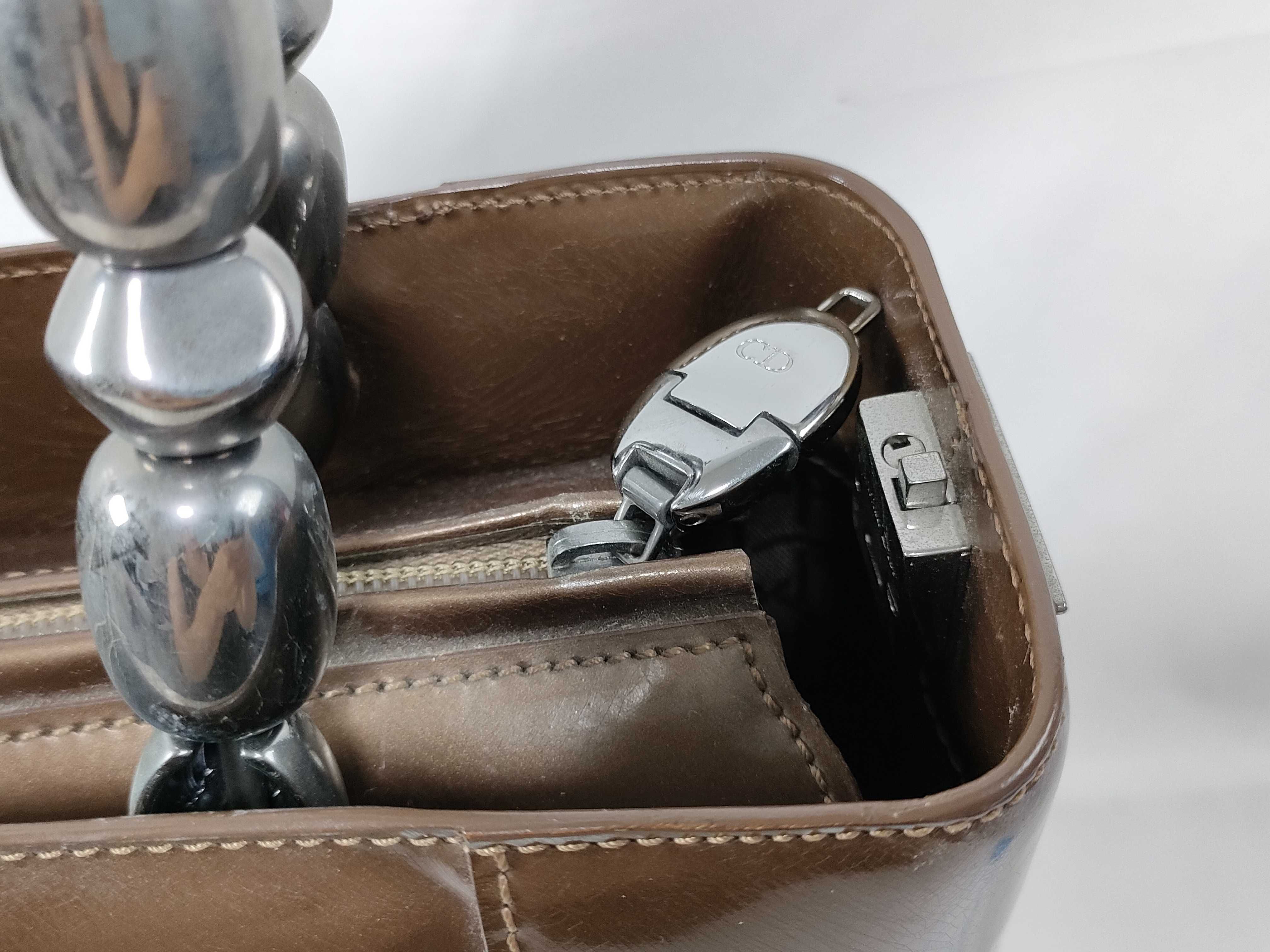 Patent Maris Pearl Handbag — view 5