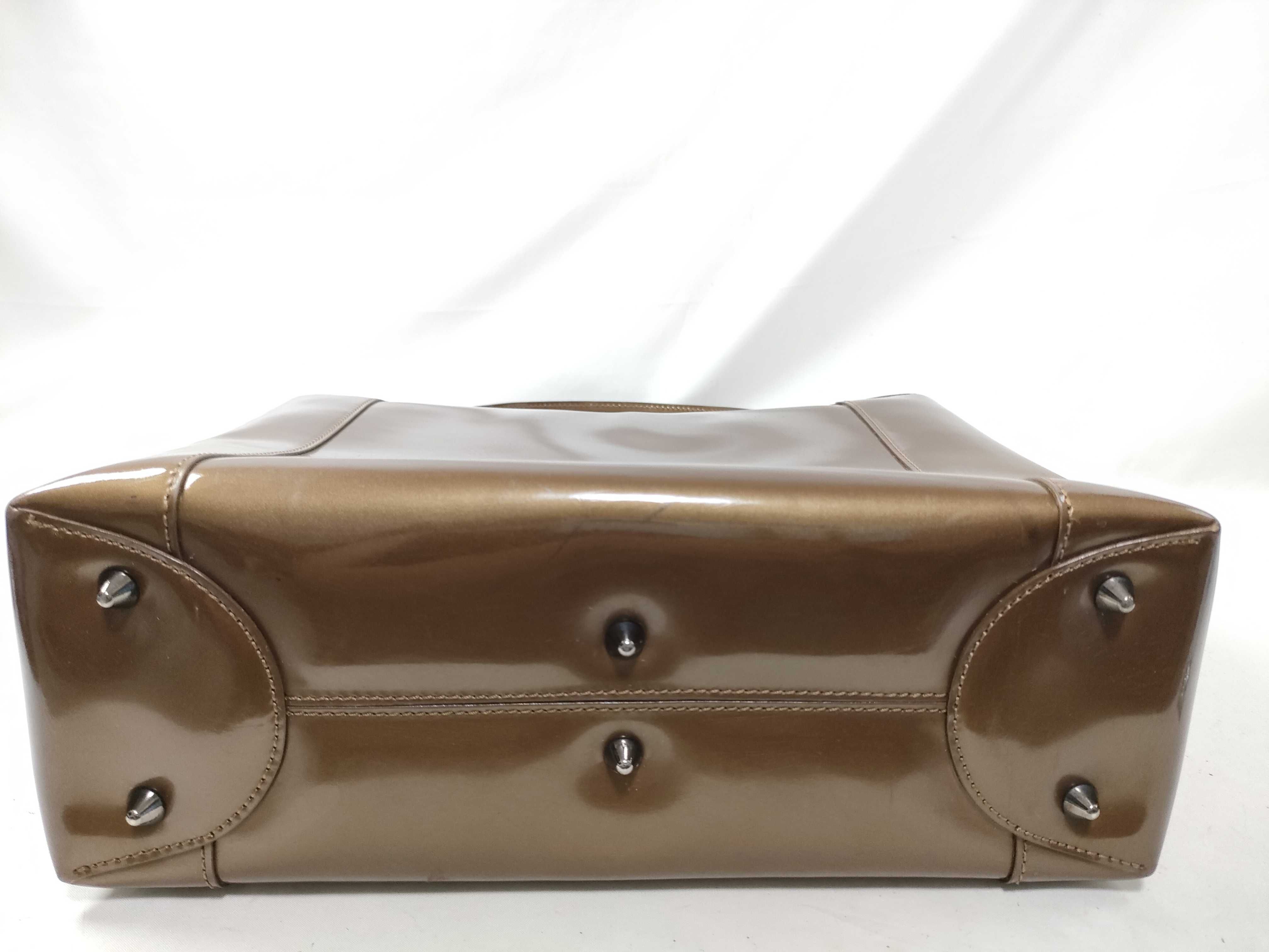 Patent Maris Pearl Handbag — view 9