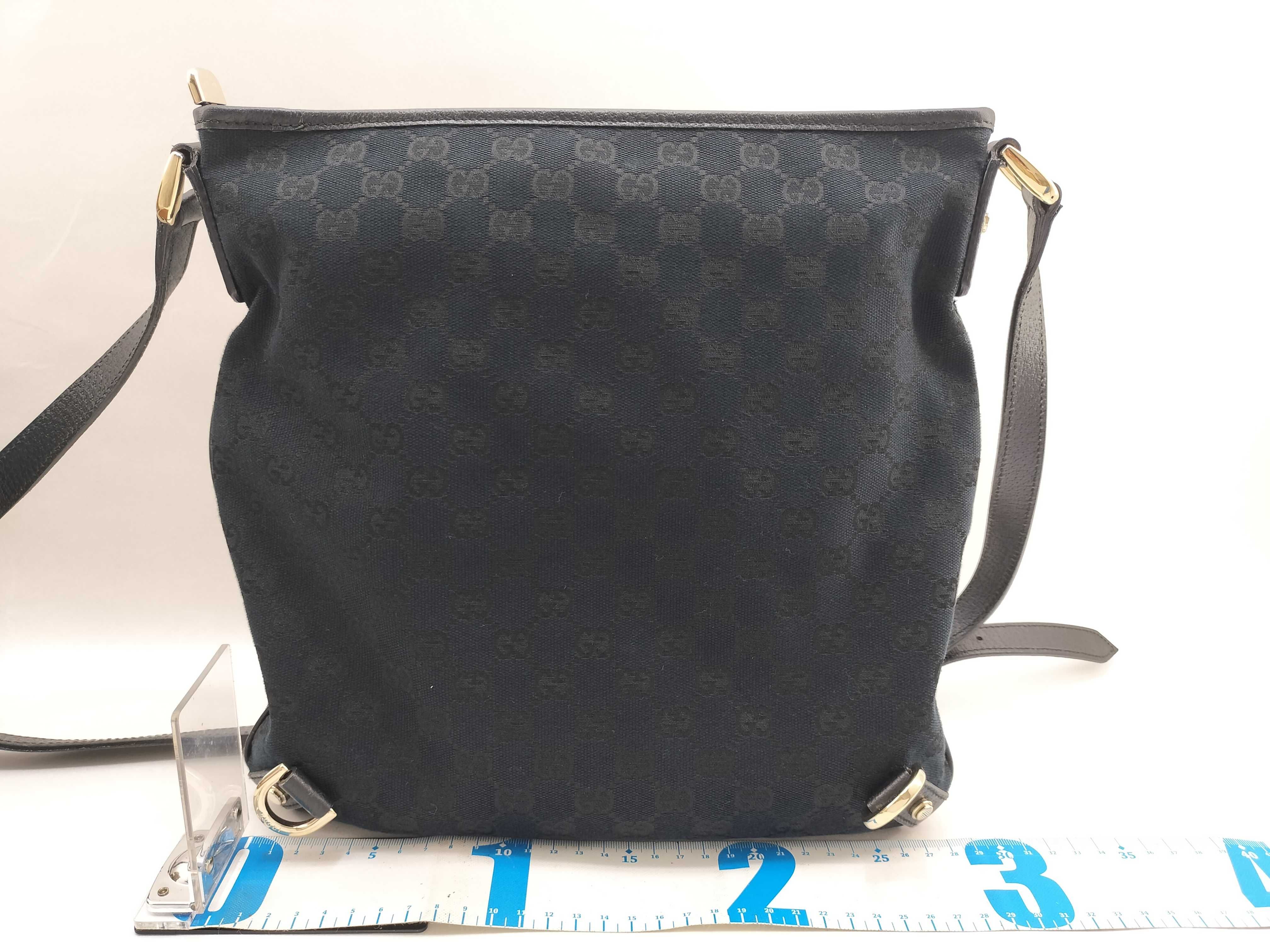 GG Canvas Gucci Abbey Shoulder Bag 131326 Black Shoulder Bag — view 2