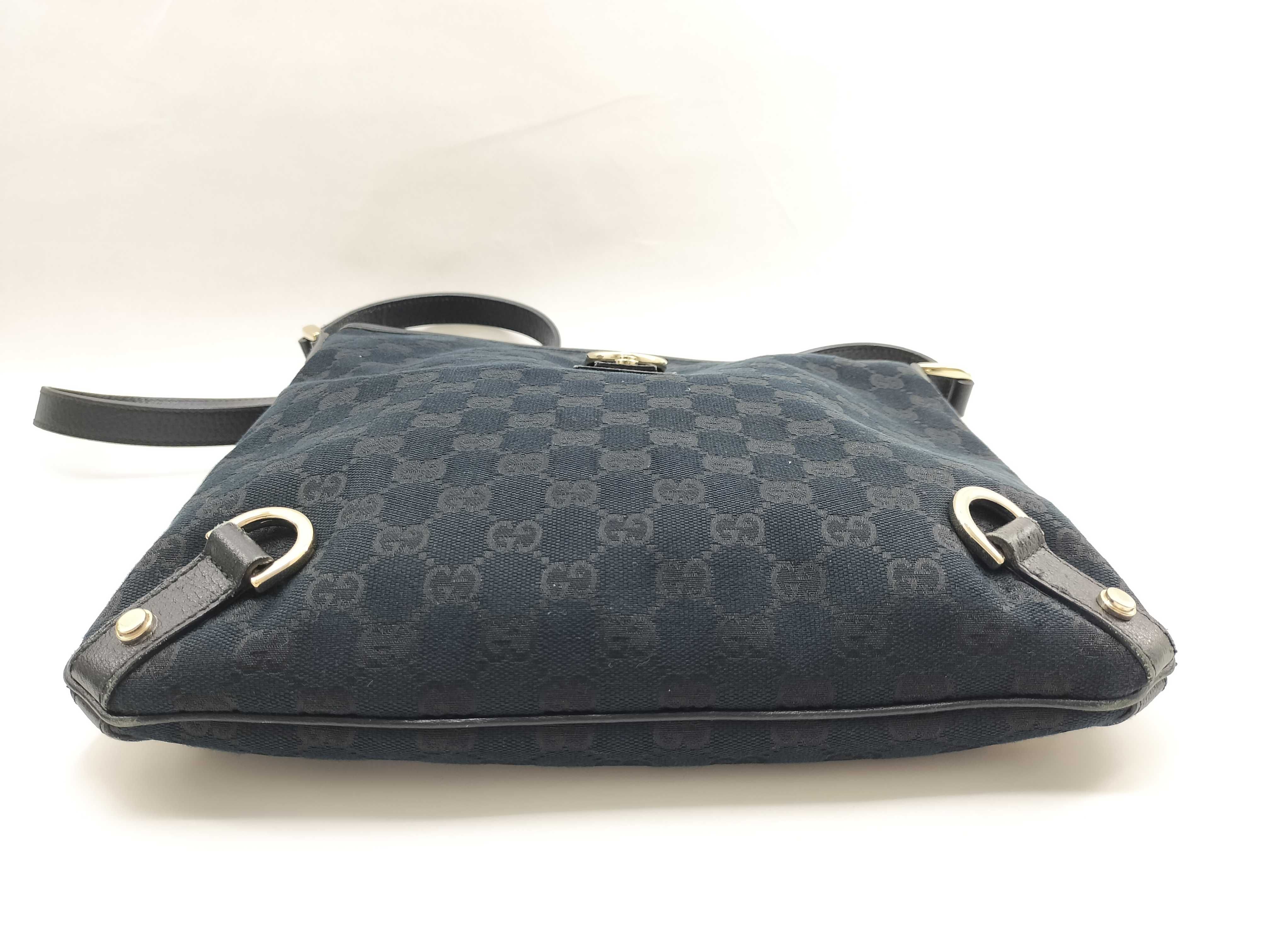 GG Canvas Gucci Abbey Shoulder Bag 131326 Black Shoulder Bag — view 3
