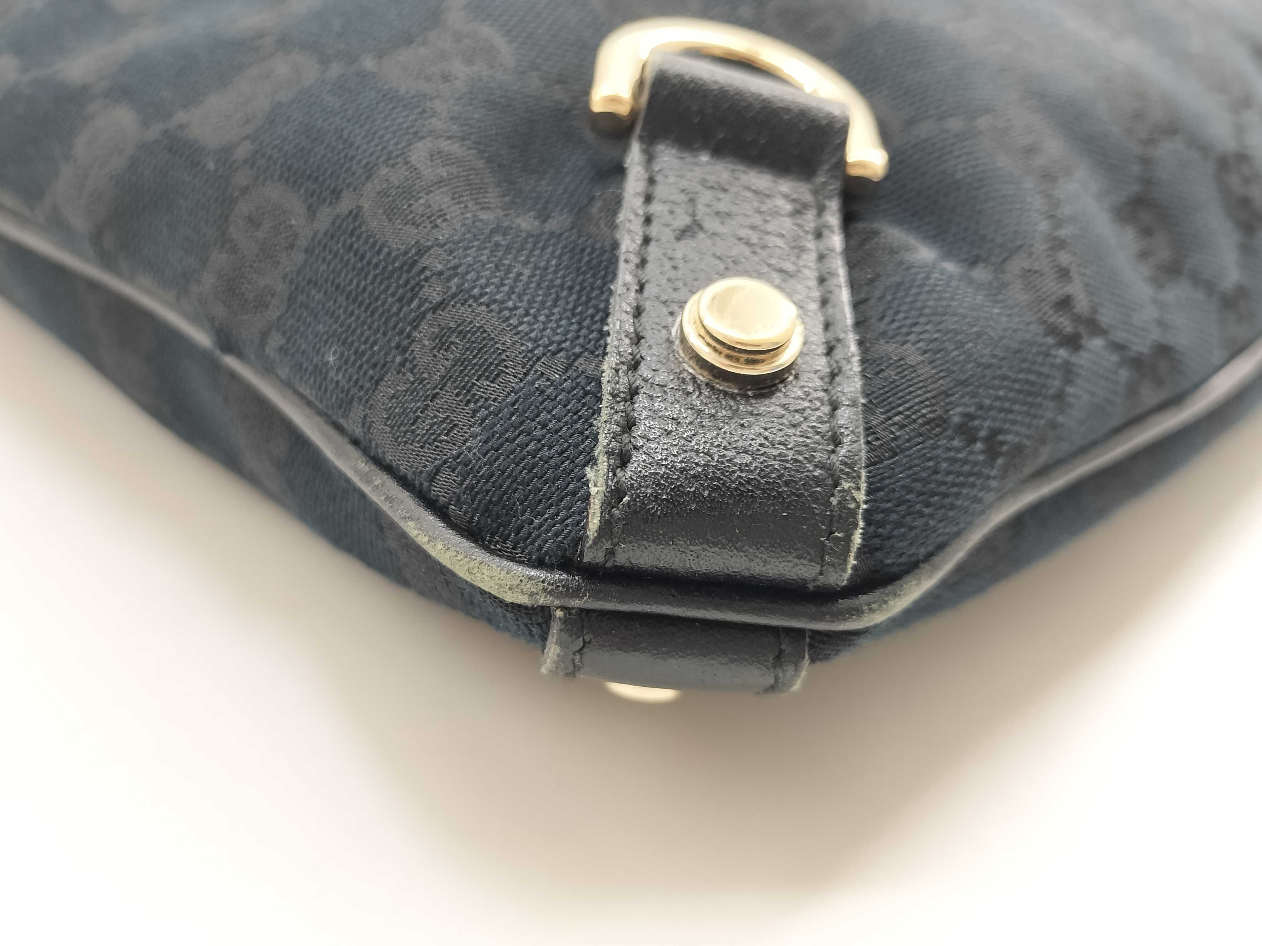 GG Canvas Gucci Abbey Shoulder Bag 131326 Black Shoulder Bag — view 5