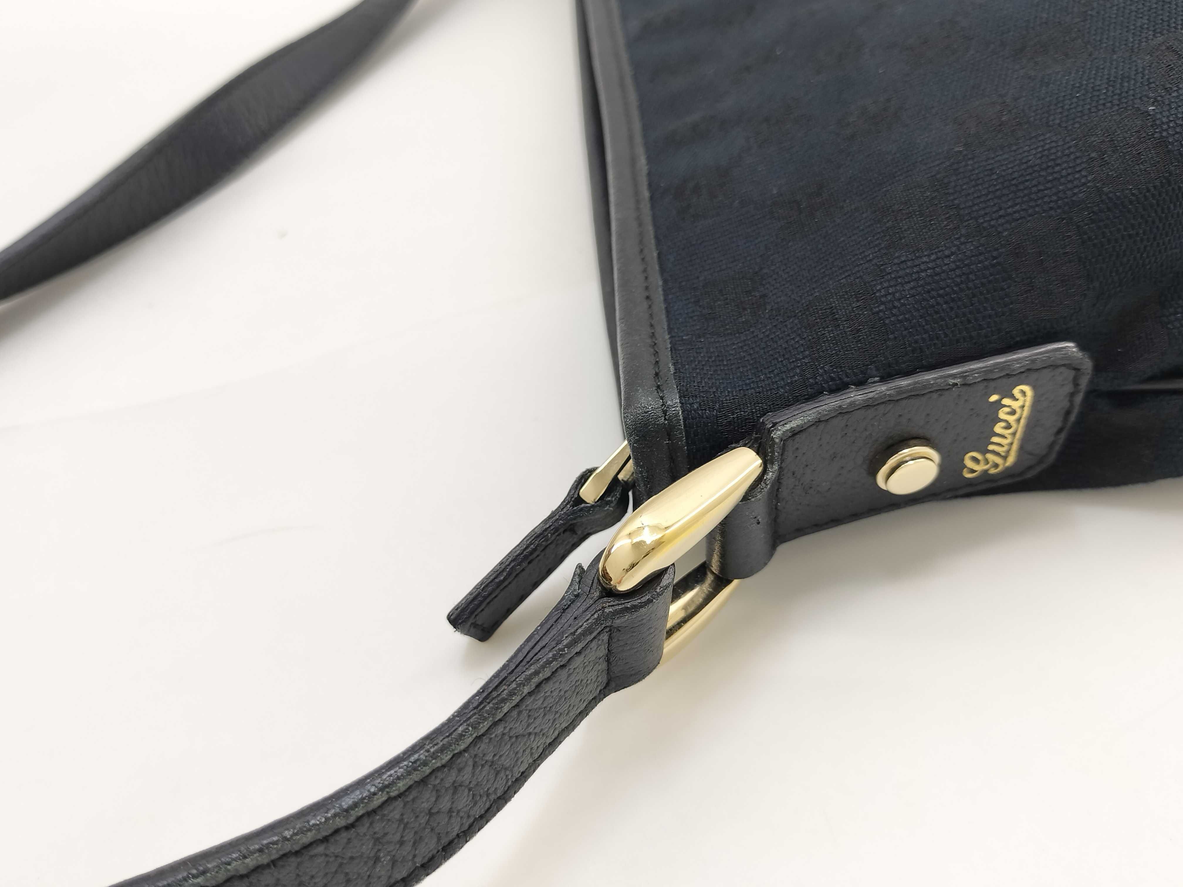 GG Canvas Gucci Abbey Shoulder Bag 131326 Black Shoulder Bag — view 6