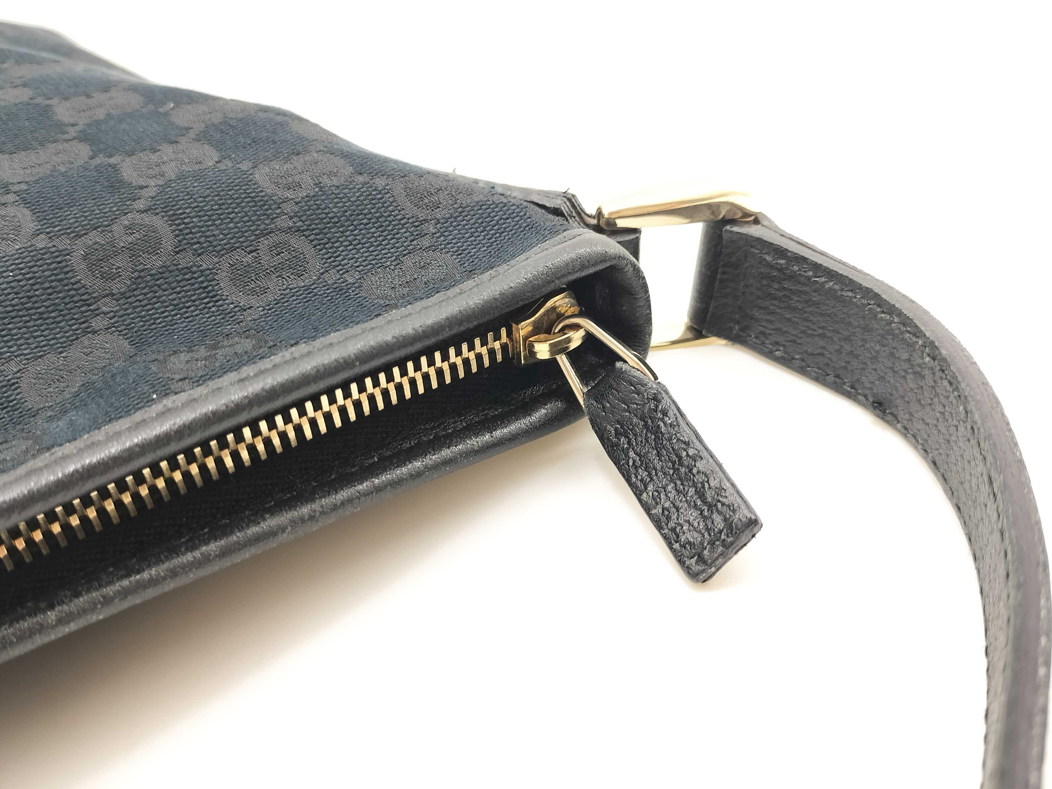 GG Canvas Gucci Abbey Shoulder Bag 131326 Black Shoulder Bag — view 10