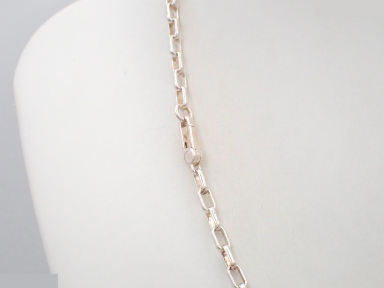 Interlocking Necklace, Silver, Chain approx. 50cm — view 2