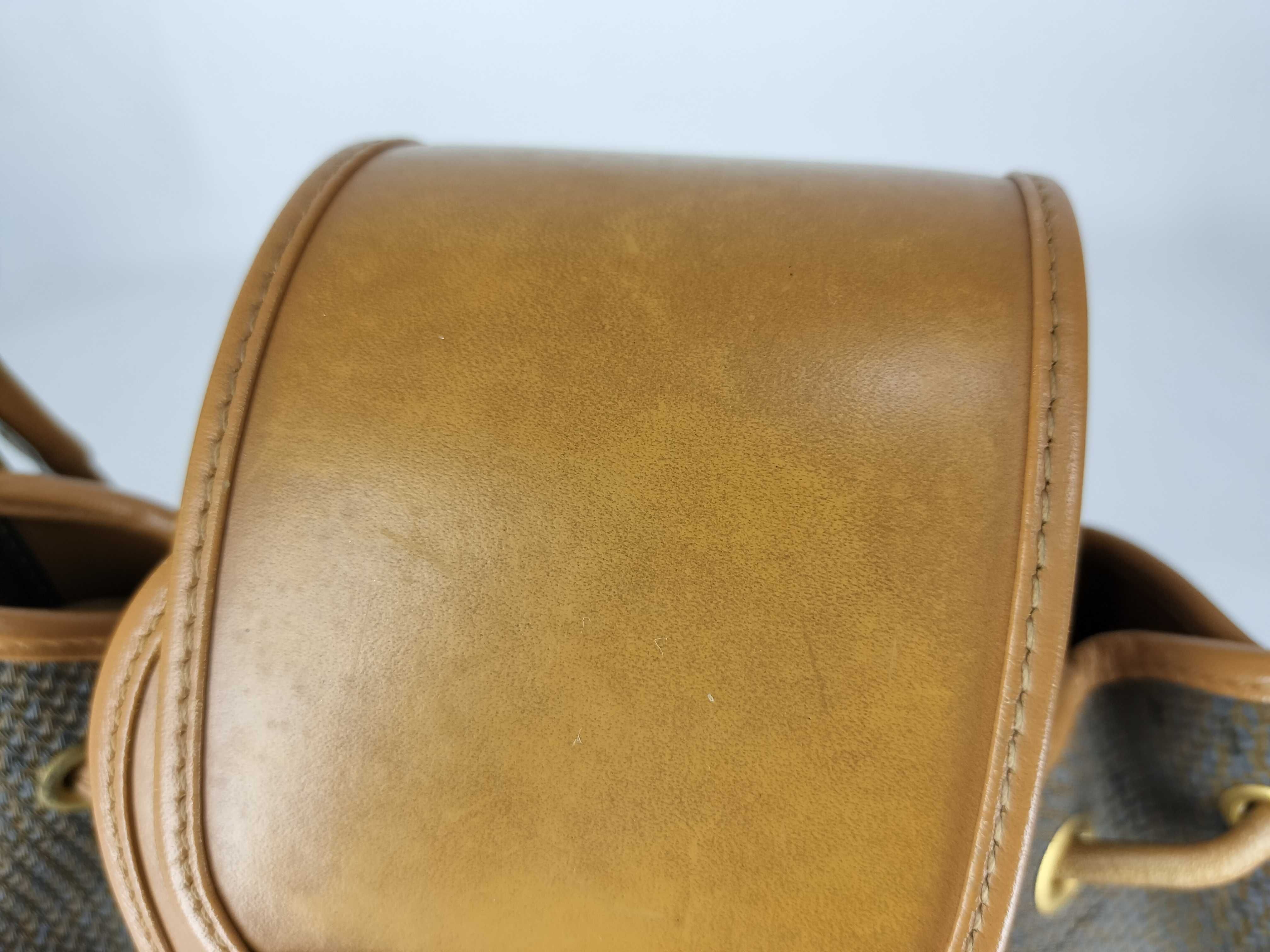 Shoulder Bag - YVES SAINT LAURENT Yves Shoulder Bag with Y Logo, Drawstring, Brown Shoulder Bag — view 13