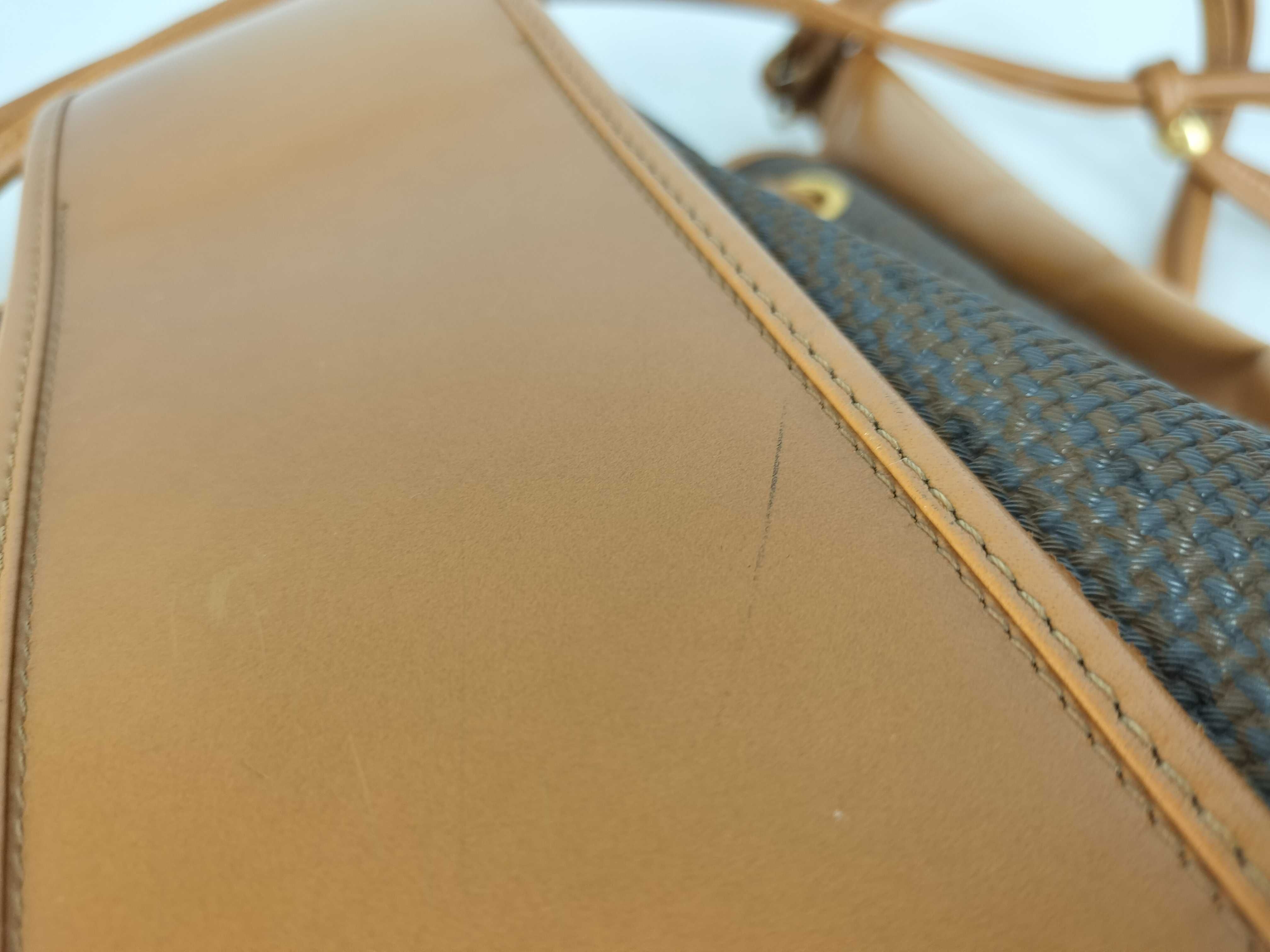 Shoulder Bag - YVES SAINT LAURENT Yves Shoulder Bag with Y Logo, Drawstring, Brown Shoulder Bag — view 15