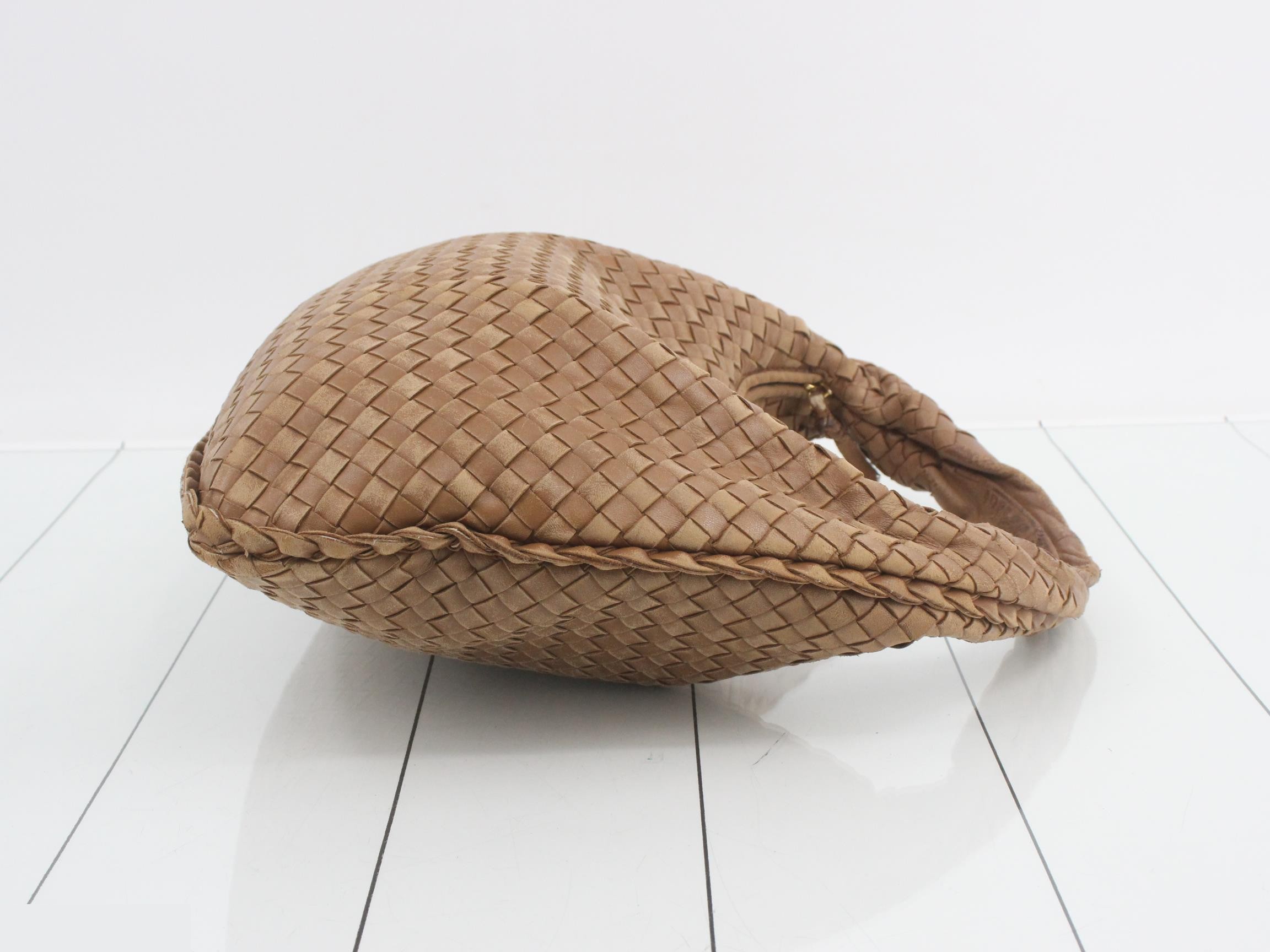Intrecciato Hobo Handbag — view 3