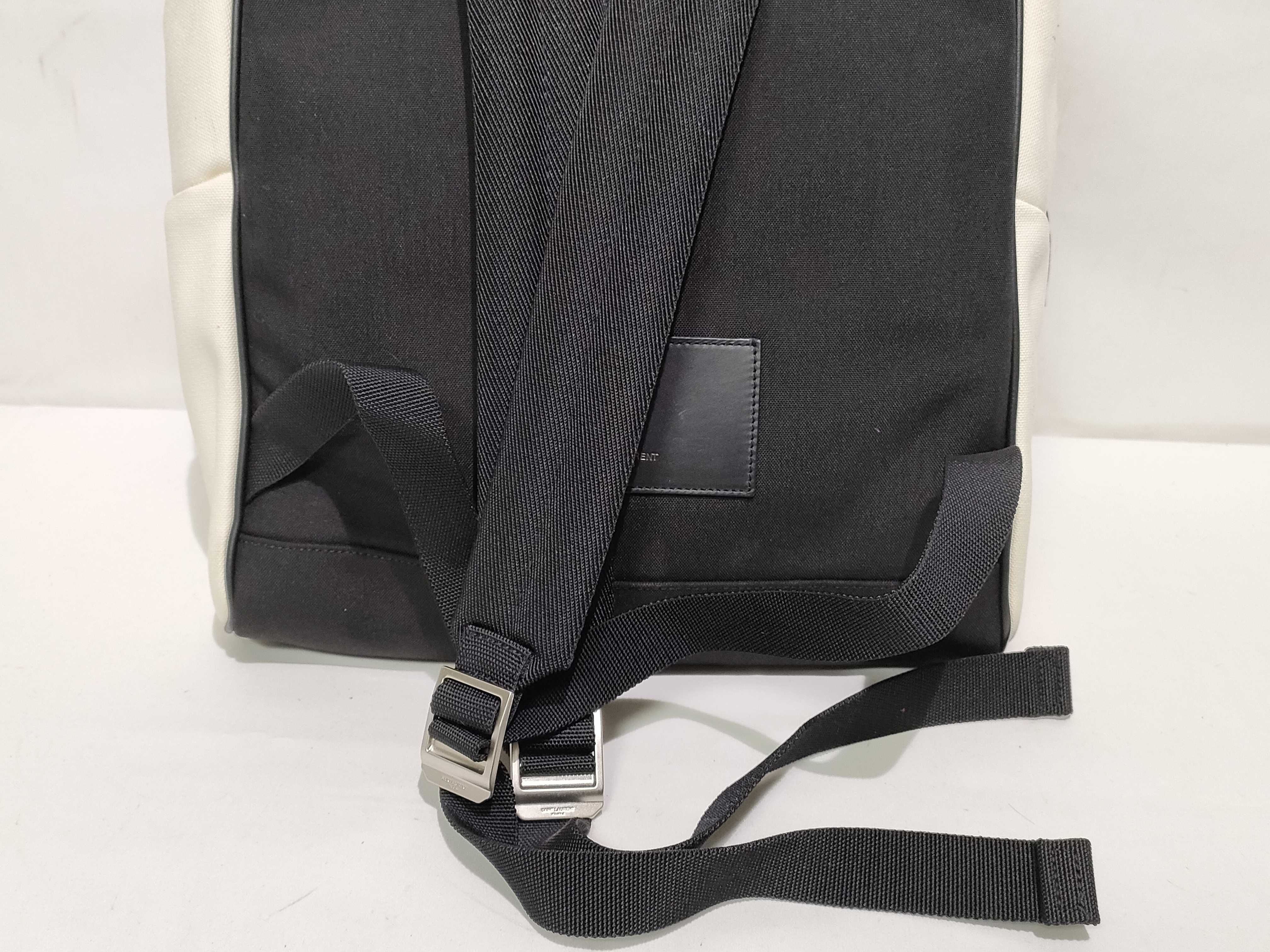 FR- Paris canvas Backpack White 465448 (Backpack) — view 3