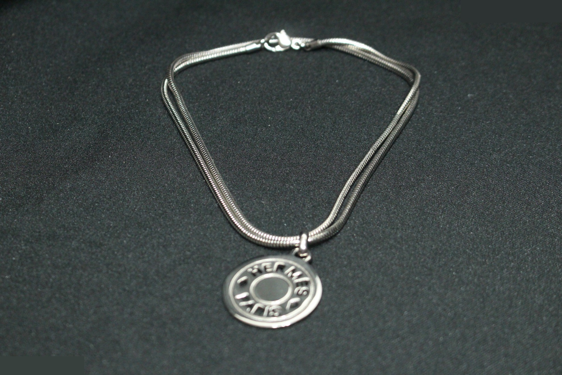 Sellier Snake Chain Necklace, Silver, Chain approx. 60cm — view 5