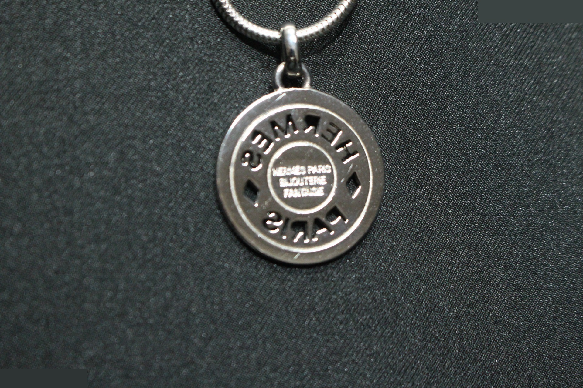 Sellier Snake Chain Necklace, Silver, Chain approx. 60cm — view 7