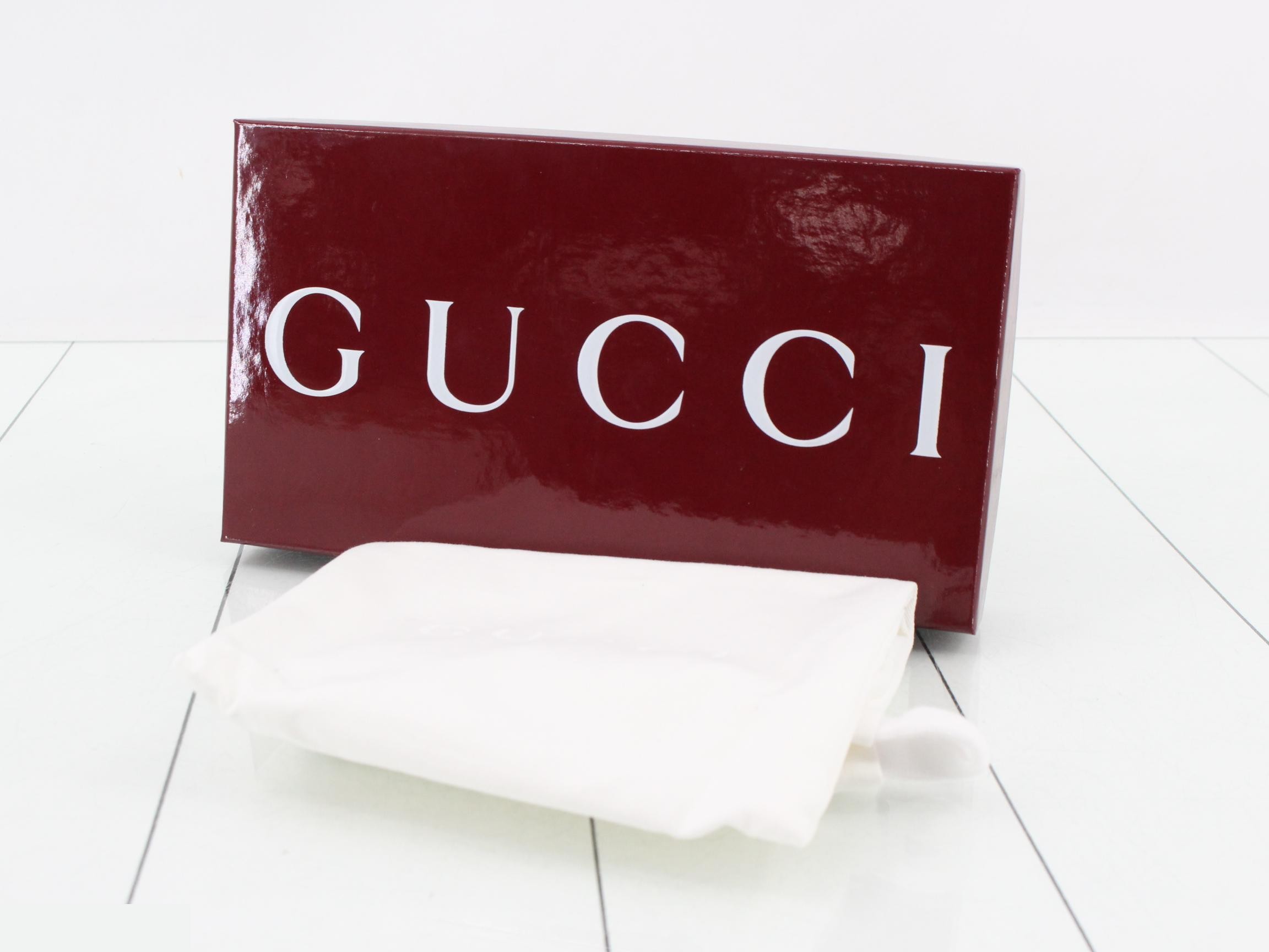 long wallet, double G logo, 456117, round zipper, bicolor, with box. — view 5
