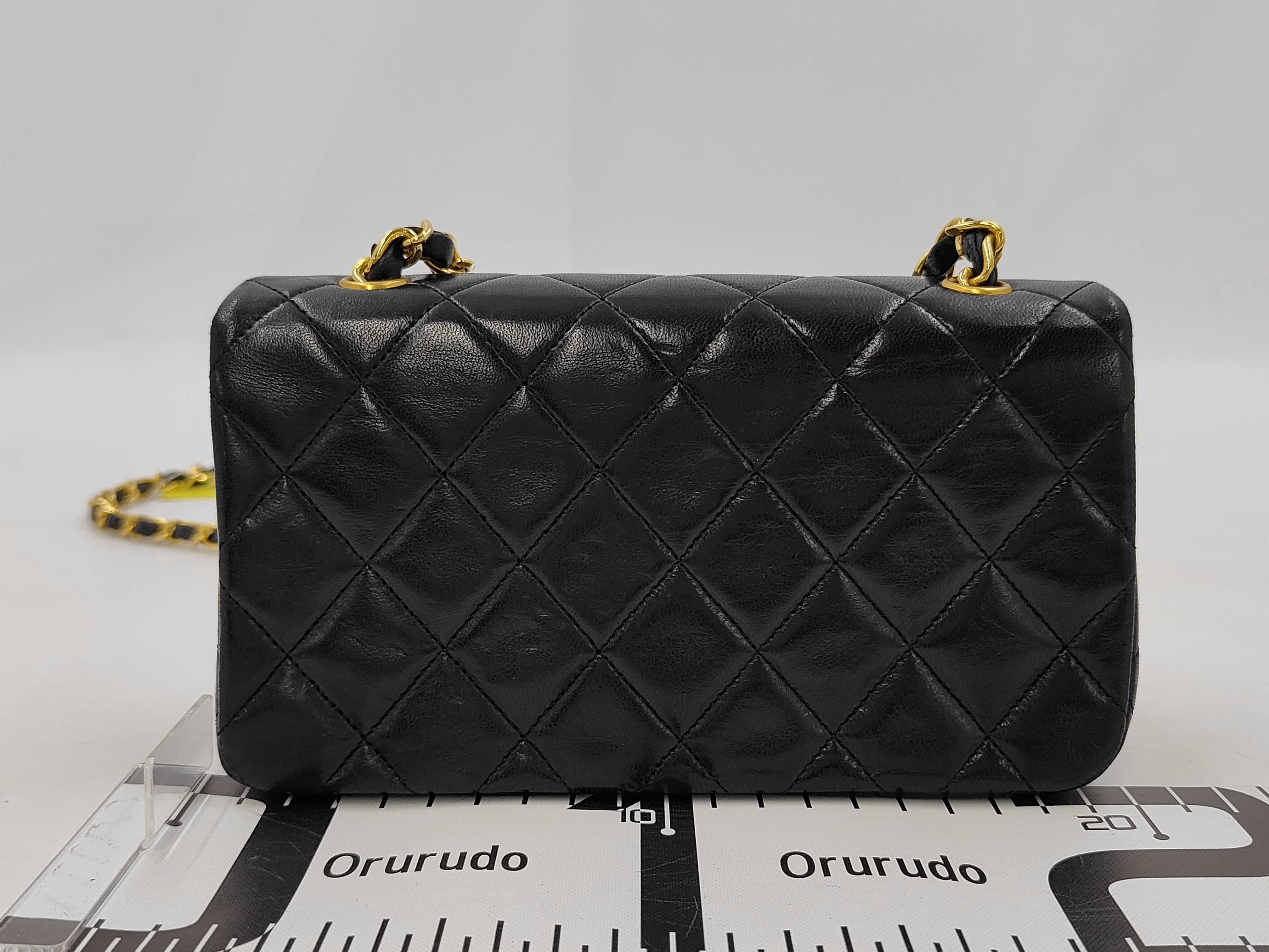 Lambskin Mini Matelassé 19 Full Flap Shoulder Bag — view 2