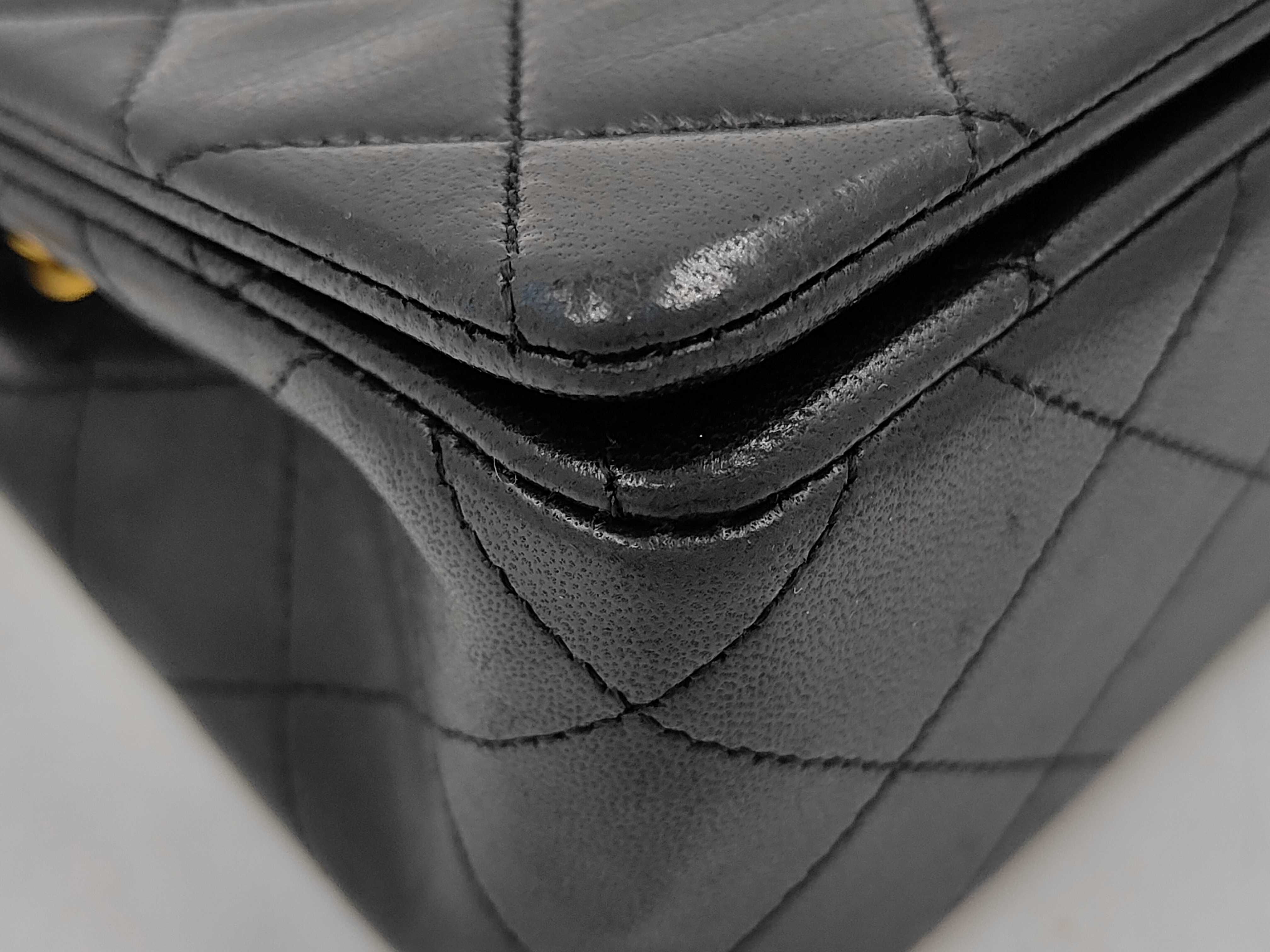 Lambskin Mini Matelassé 19 Full Flap Shoulder Bag — view 3