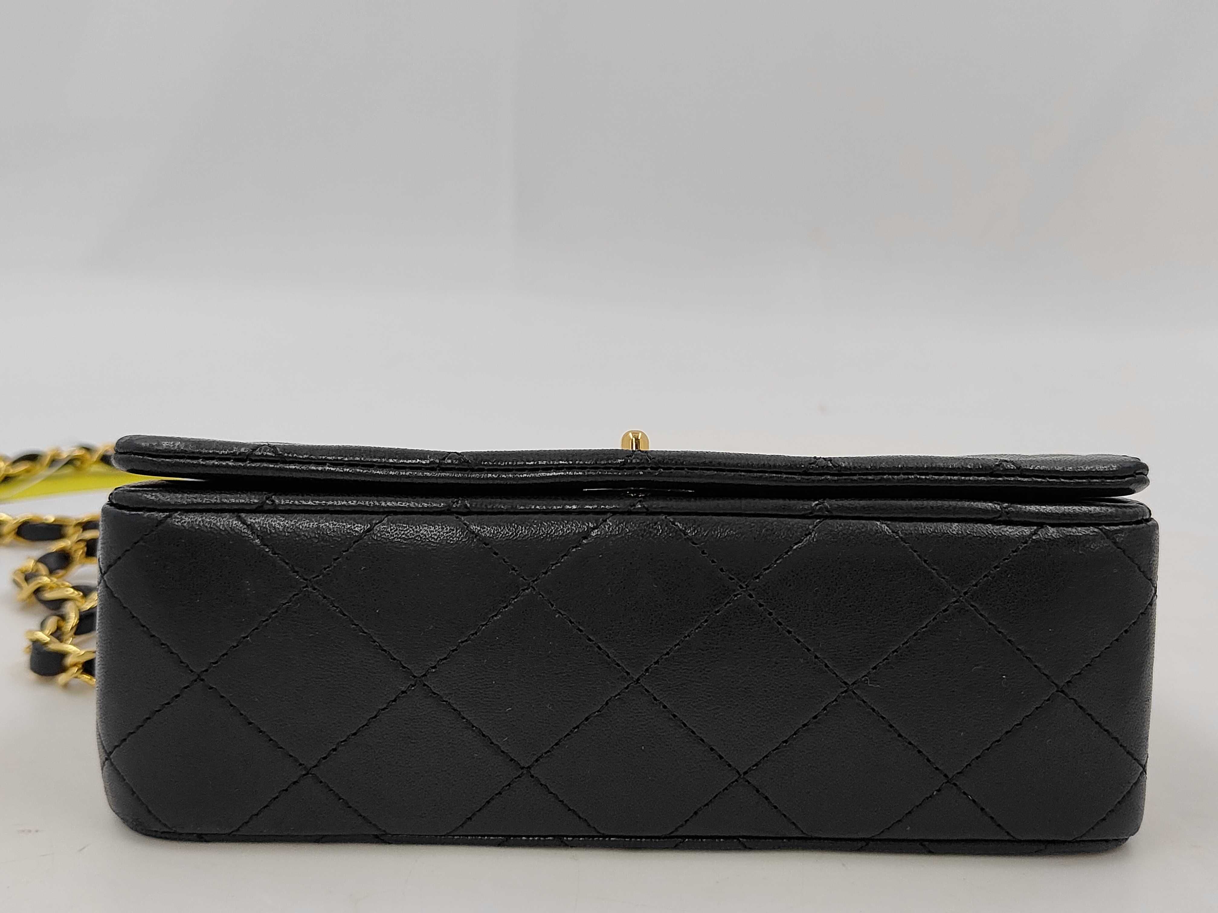 Lambskin Mini Matelassé 19 Full Flap Shoulder Bag — view 4
