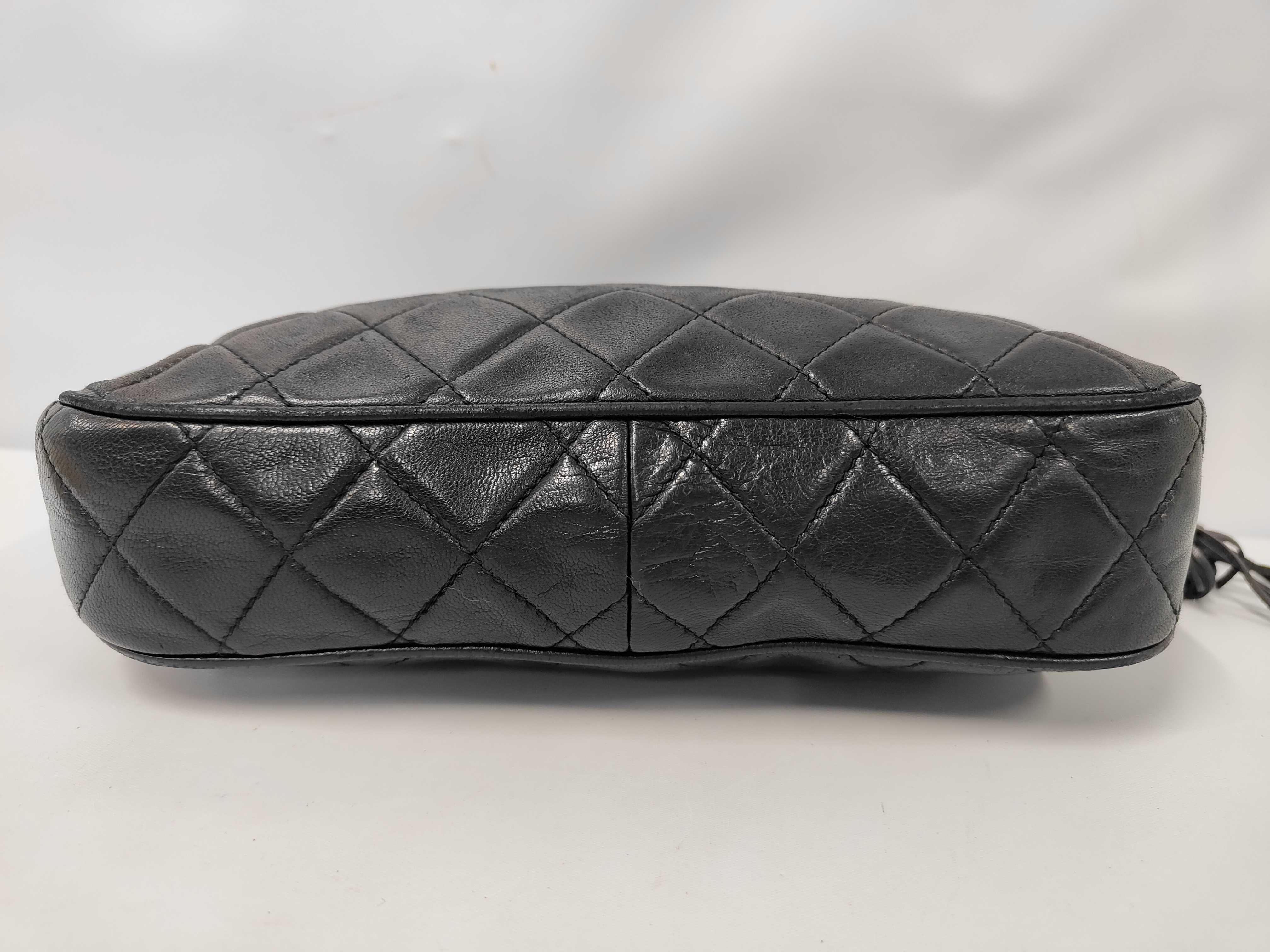 Shoulder Bag Chain Matelassé Coco Mark Black Shoulder Bag — view 3