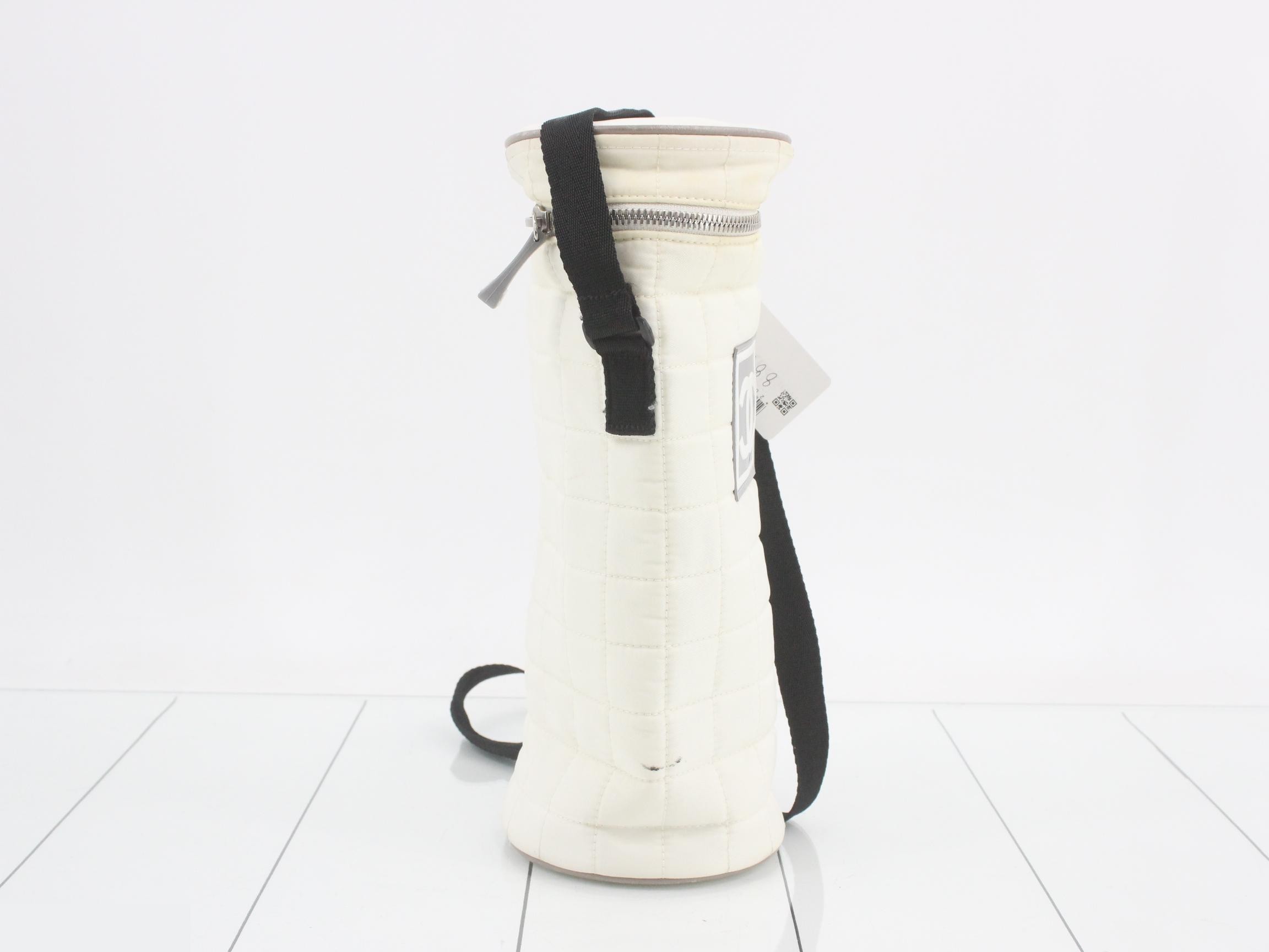 Bottle holder, nylon canvas, ivory, unit #6 — view 4