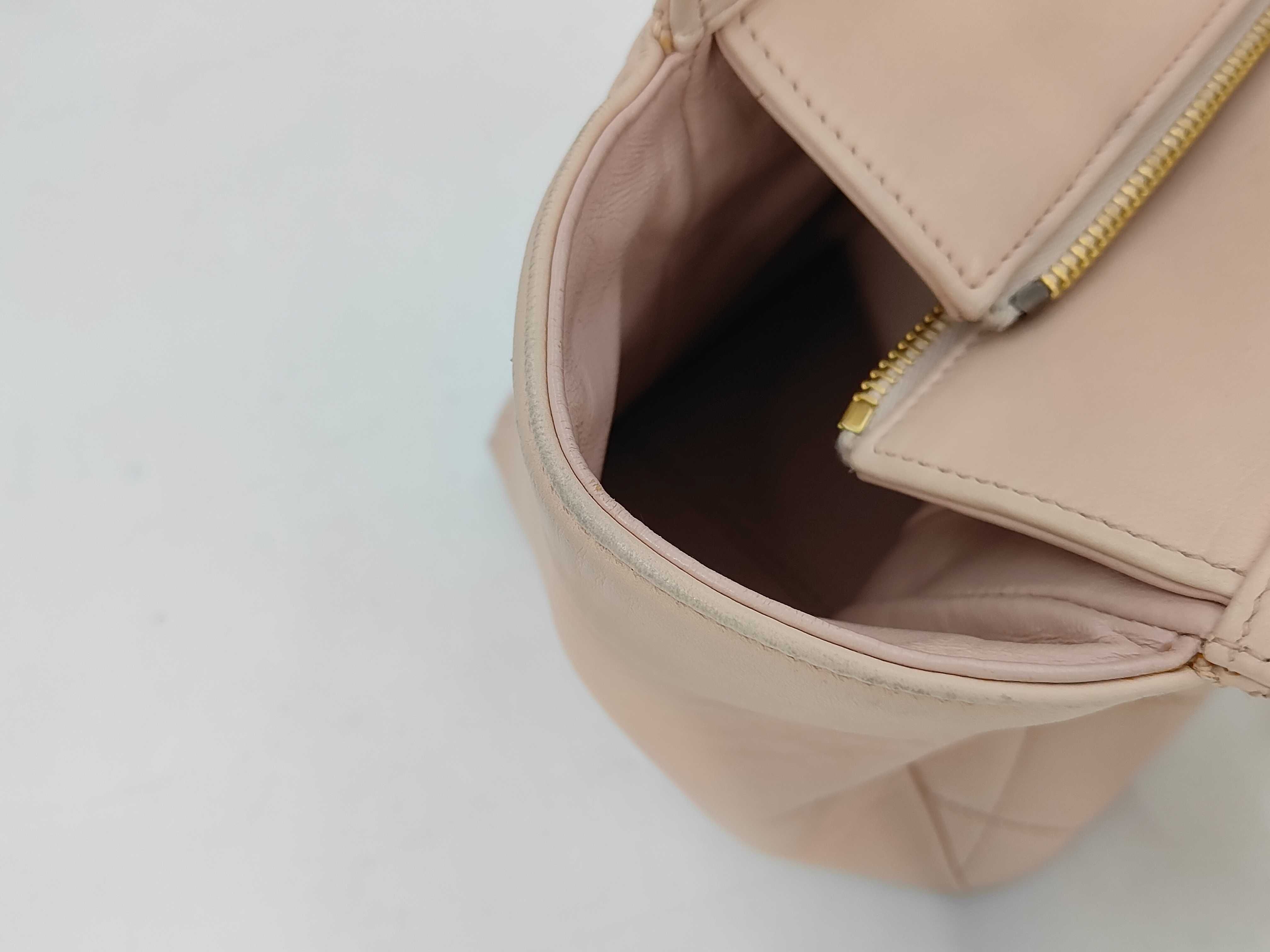 Lambskin Chain Coco Tote Shoulder Bag — view 12