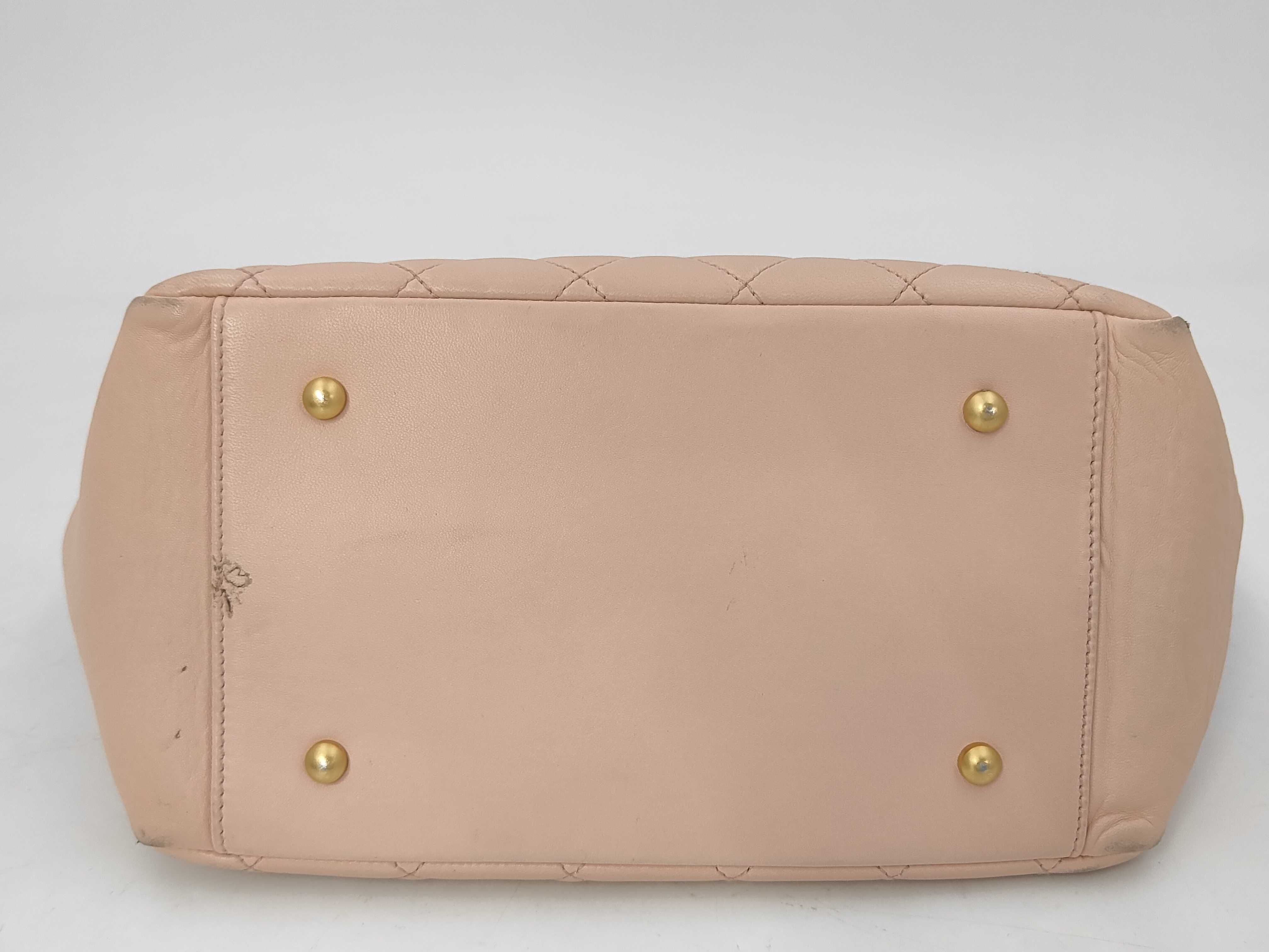 Lambskin Chain Coco Tote Shoulder Bag — view 4